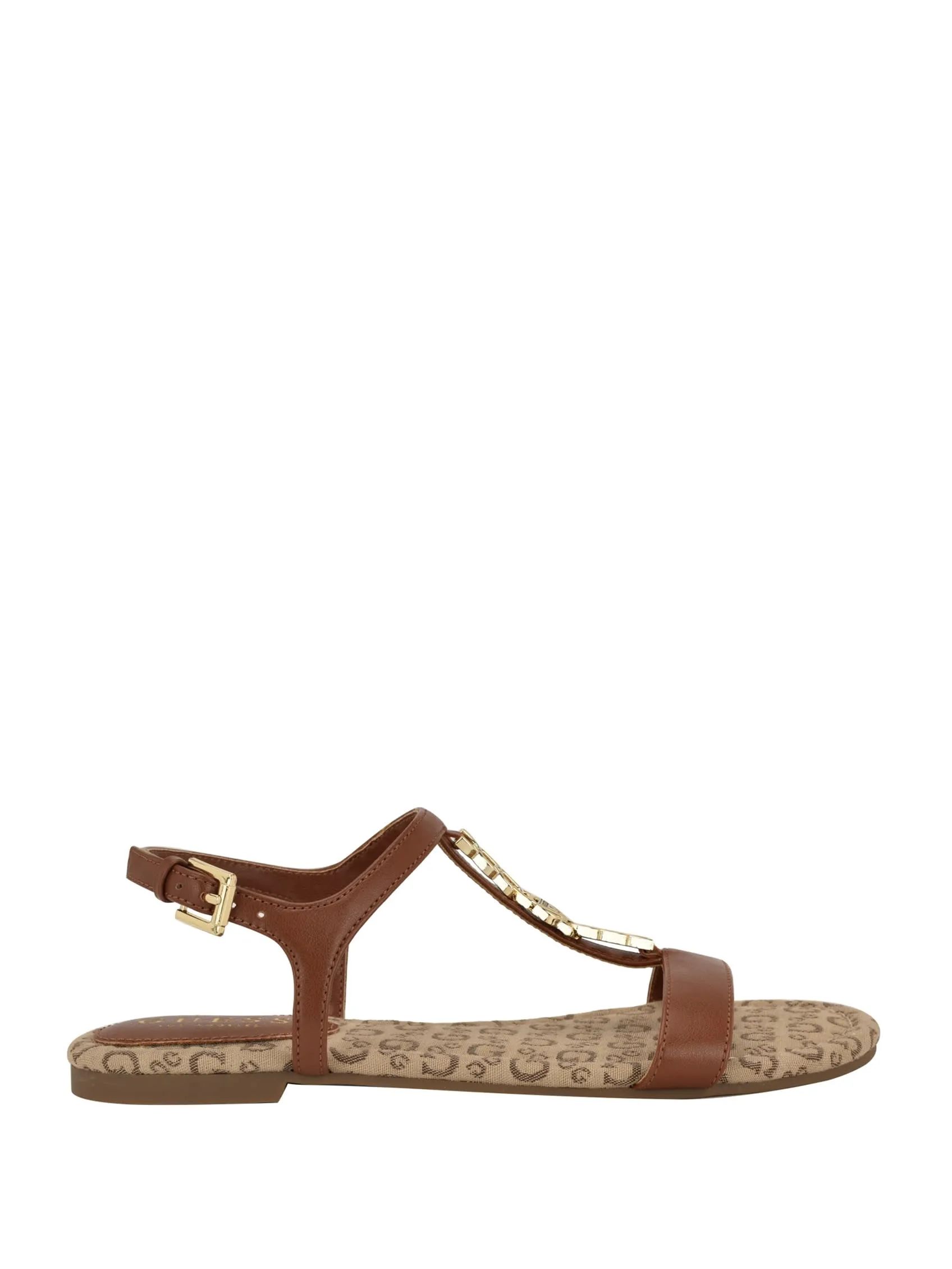 Lookon Logo Chain Strap Sandals