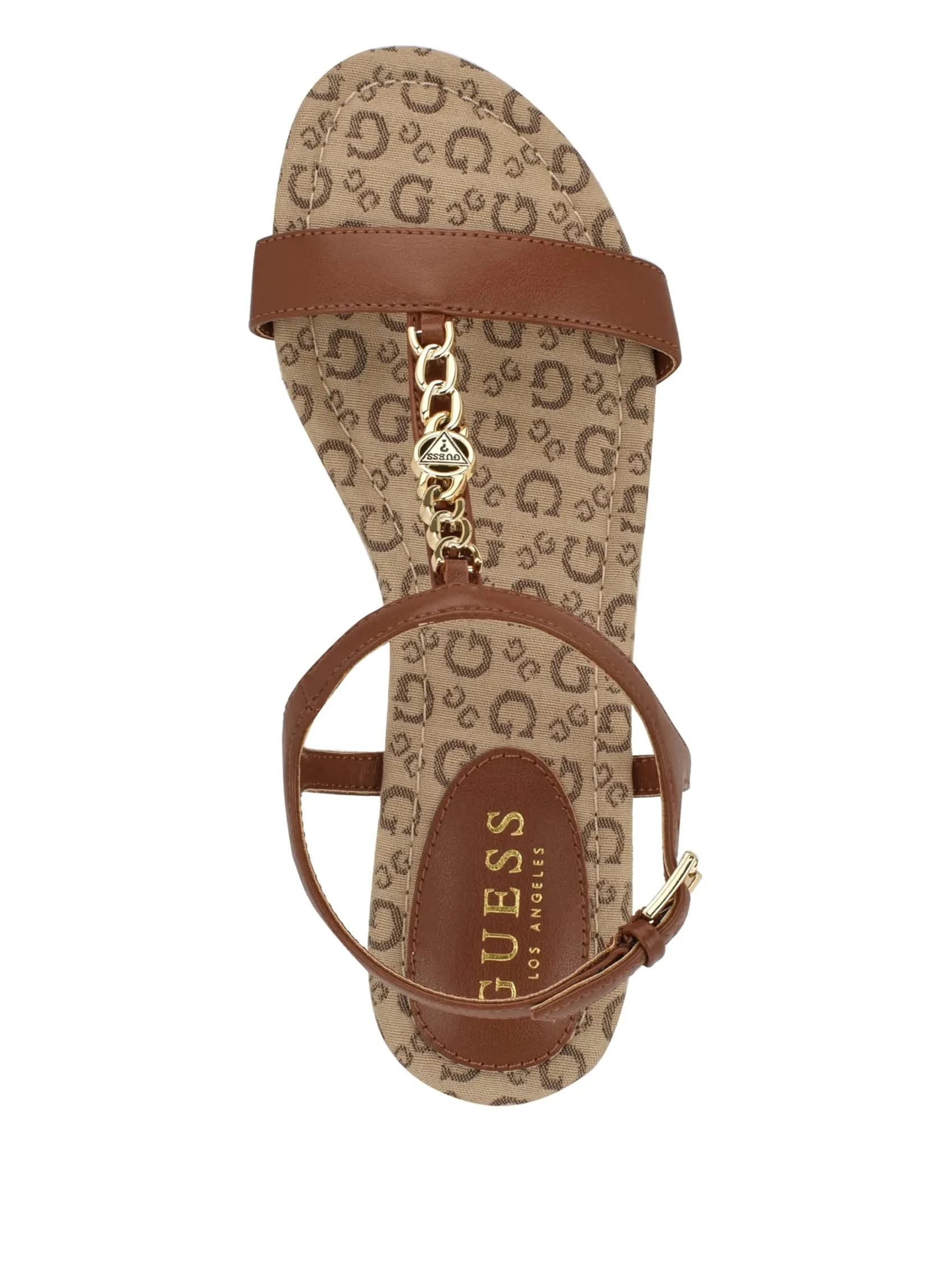 Lookon Logo Chain Strap Sandals