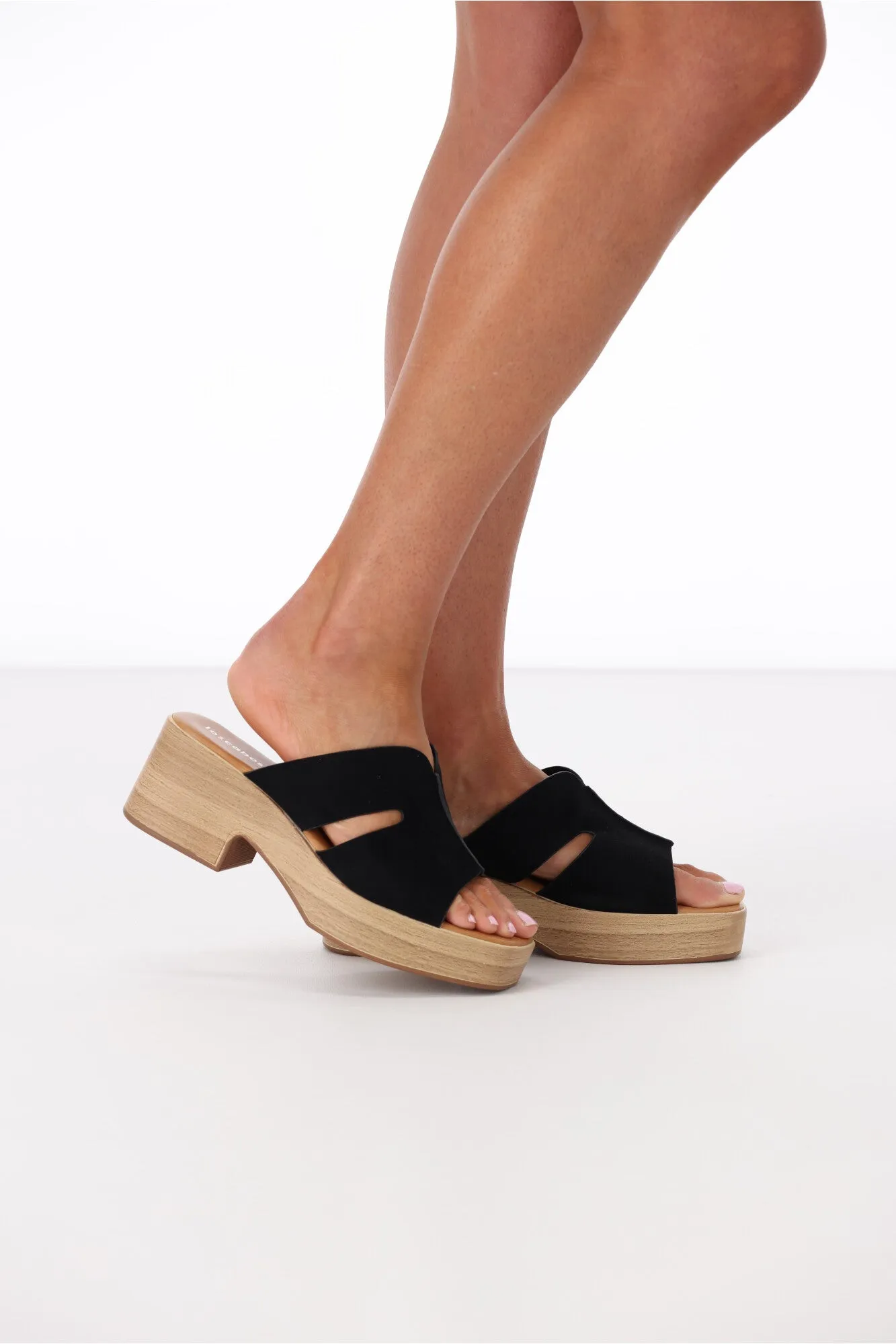 Los Cabos Bendol Heel Black