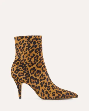 LOTTIE HIGH ANKLE BOOTS LEOPARD PRINT LEATHER Jo Mercer