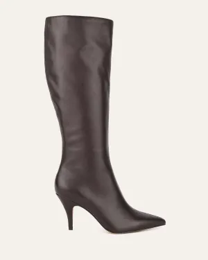 LOTUS KNEE BOOTS BITTER CHOC LEATHER Jo Mercer