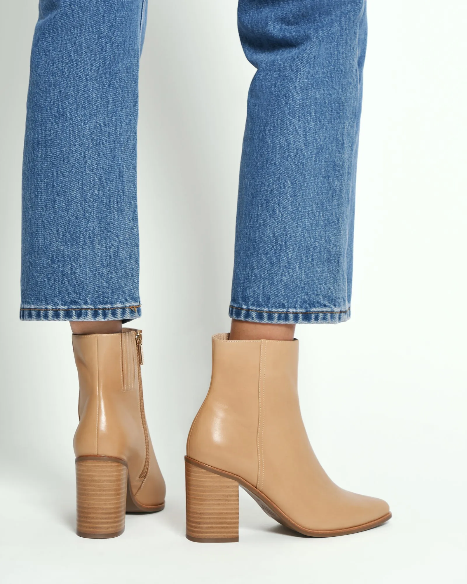 LUNA HIGH ANKLE BOOTS BUTTERSCOTCH LEATHER Jo Mercer
