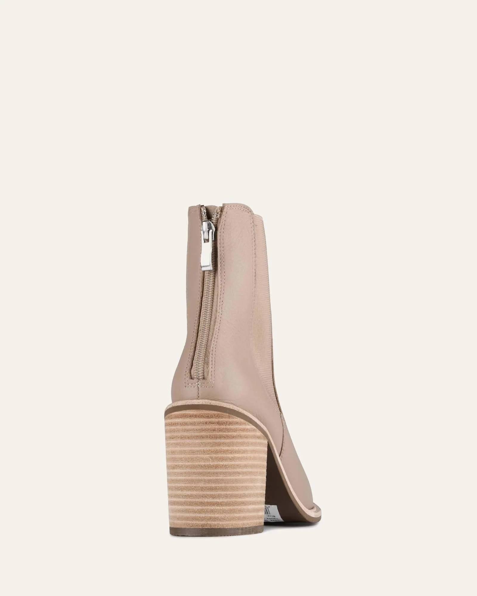 LUXE HIGH ANKLE BOOTS TAUPE LEATHER Jo Mercer