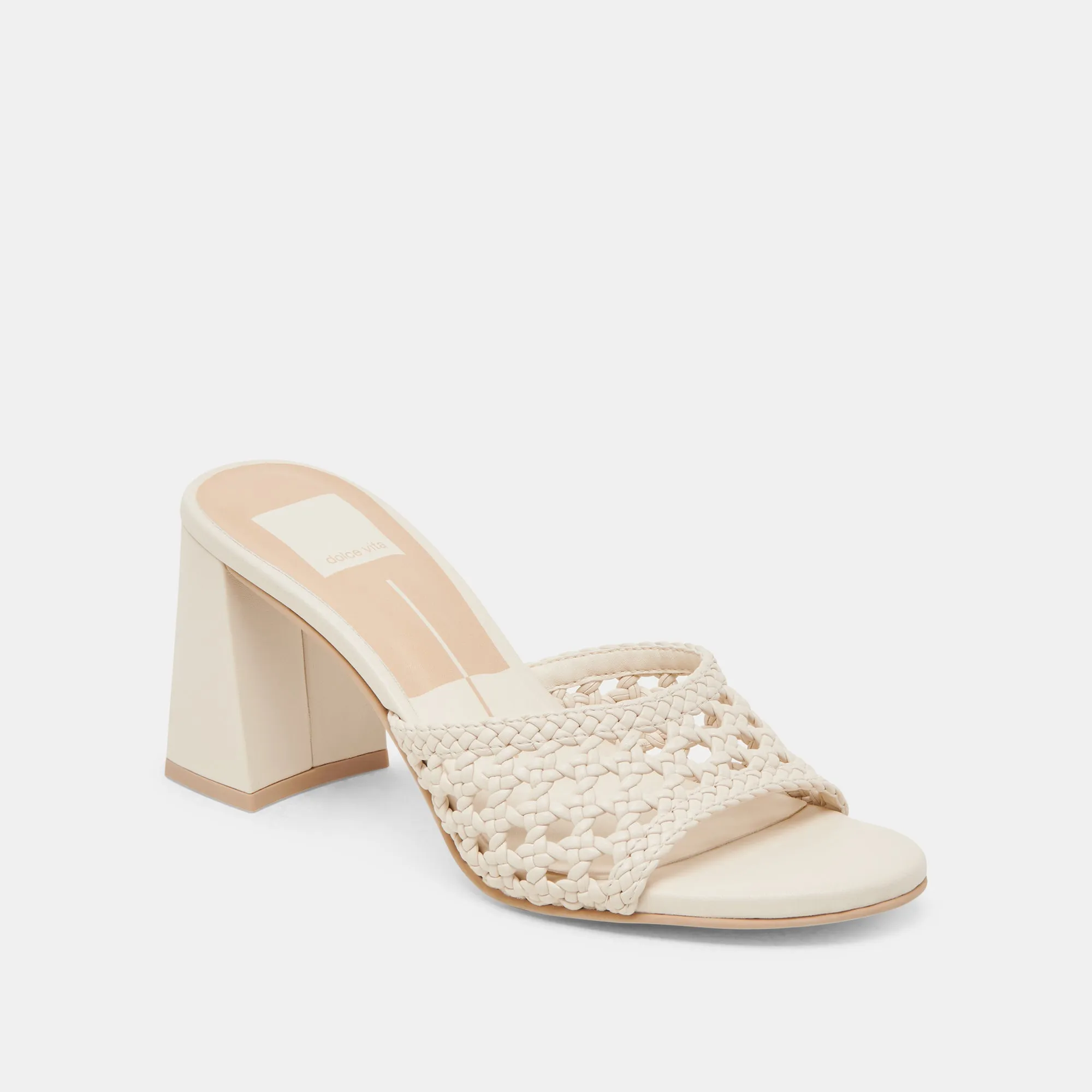 MARGOE HEELS CREME WOVEN STELLA Dolce Vita