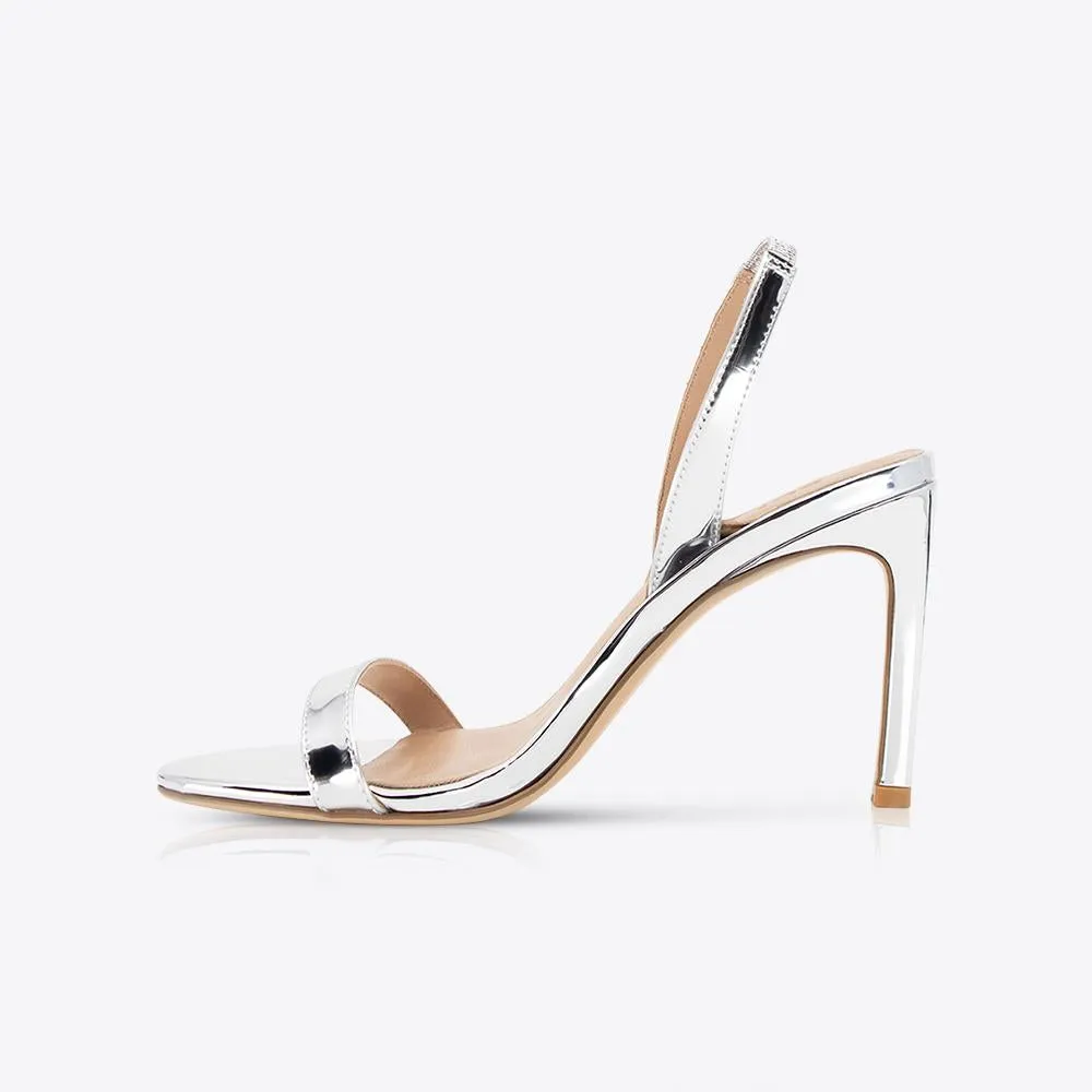 Martini Heel Silver SOL SANA