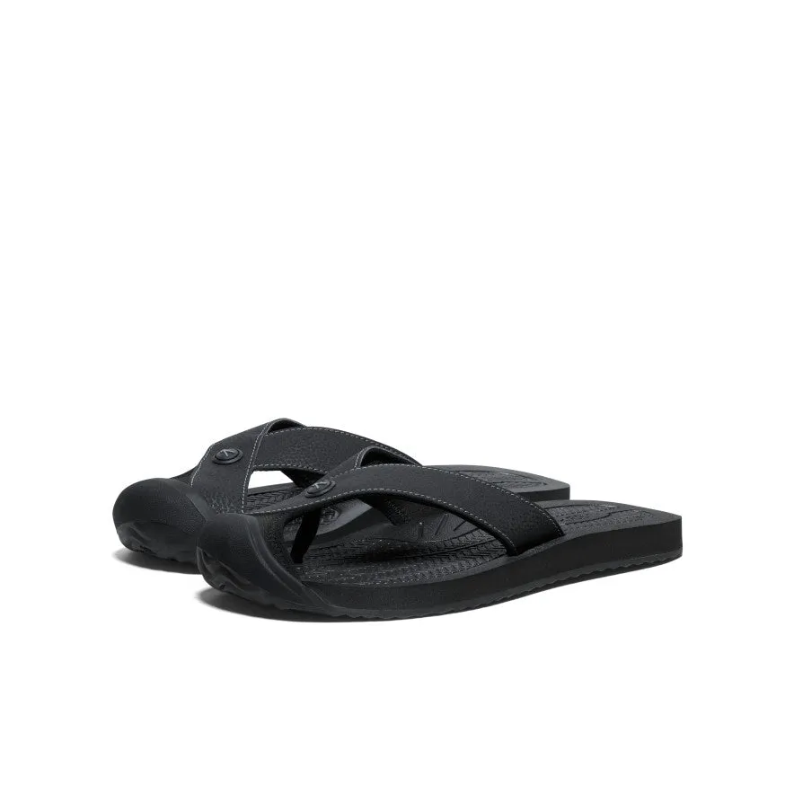 Men's Barbados Flip-Flop  |  Black/Steel Grey KEEN