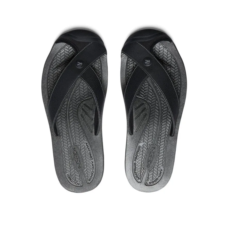Men's Barbados Flip-Flop  |  Black/Steel Grey KEEN