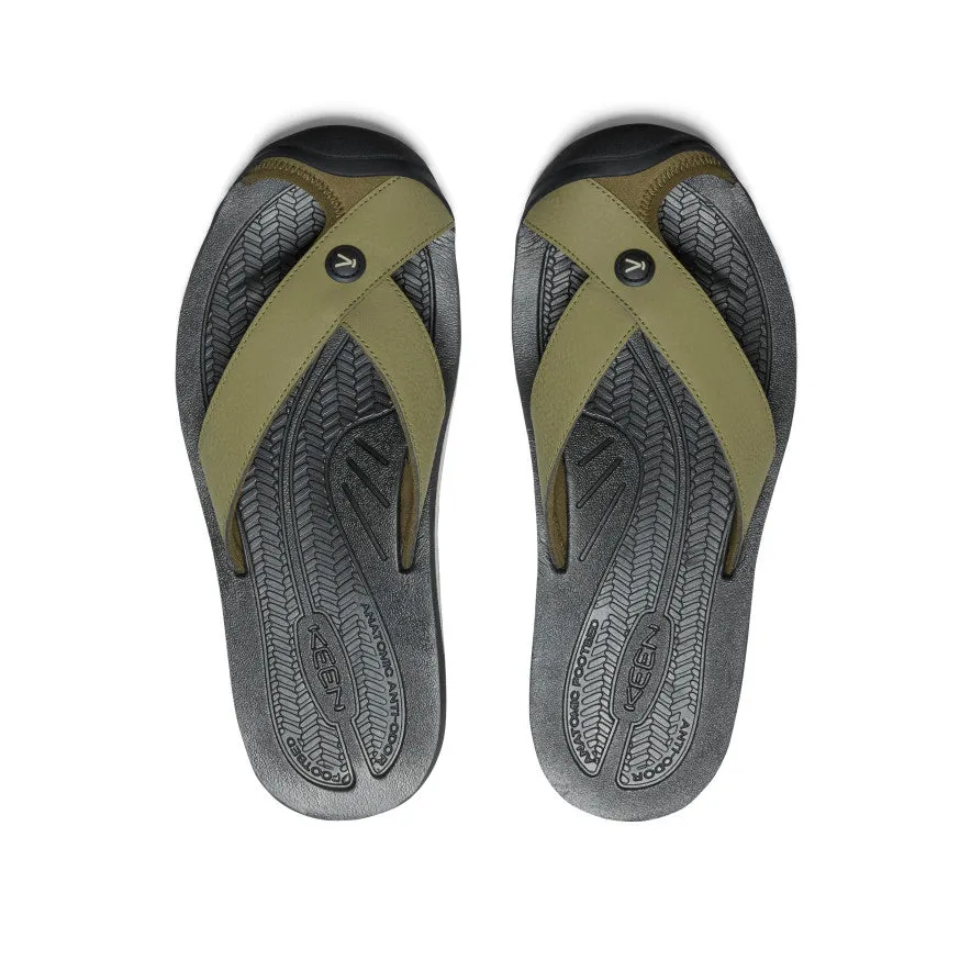 Men's Barbados Flip-Flop  |  Martini Olive/Black KEEN