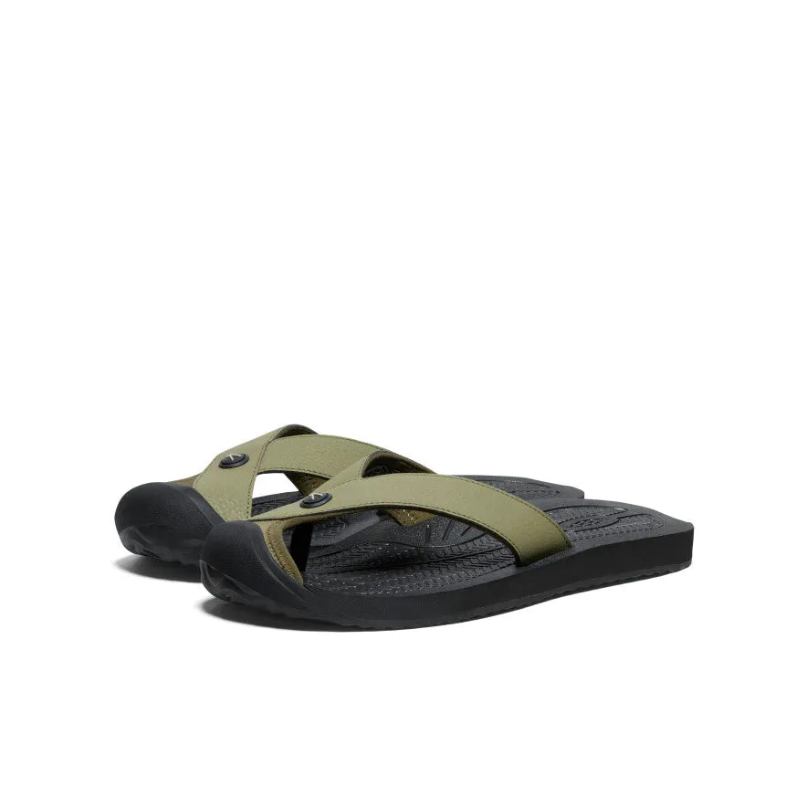 Men's Barbados Flip-Flop  |  Martini Olive/Black KEEN