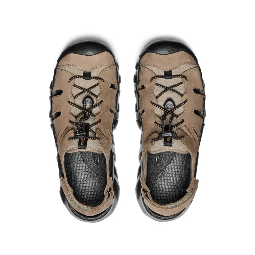 Men's Hyperport Fisherman Leather Sandal  |  Brindle/Oak Buff KEEN