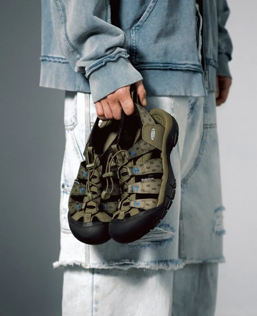 Men's Newport Retro Sandal x tudes Studio  |  Etudes Olive KEEN