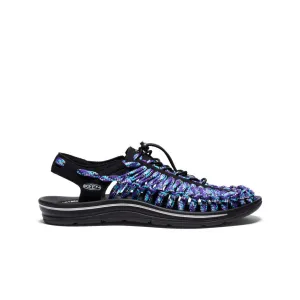 Men's UNEEK Flat Cord Sneaker x Bamboo Shoots  |  Black/Tillandsia Purple KEEN