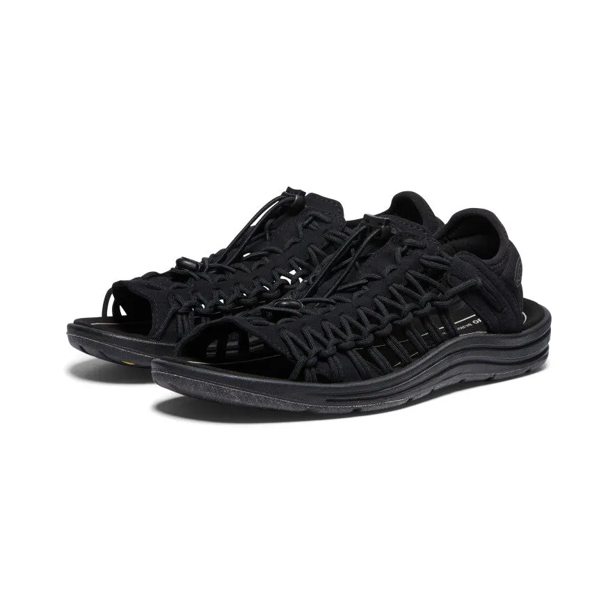 Men's UNEEK II Open Toe  |  Black/Black KEEN
