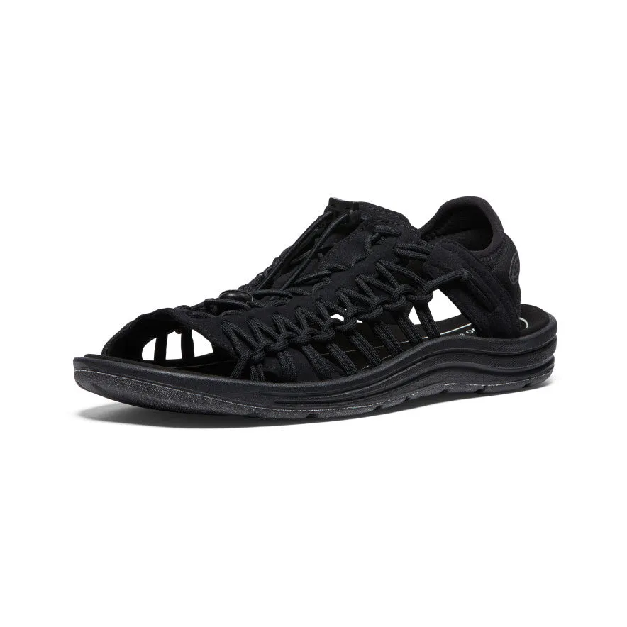 Men's UNEEK II Open Toe  |  Black/Black KEEN