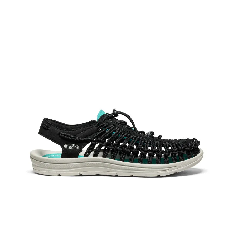 Men's UNEEK Sneaker  |  Black/Bright Aqua KEEN