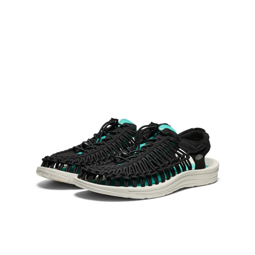 Men's UNEEK Sneaker  |  Black/Bright Aqua KEEN