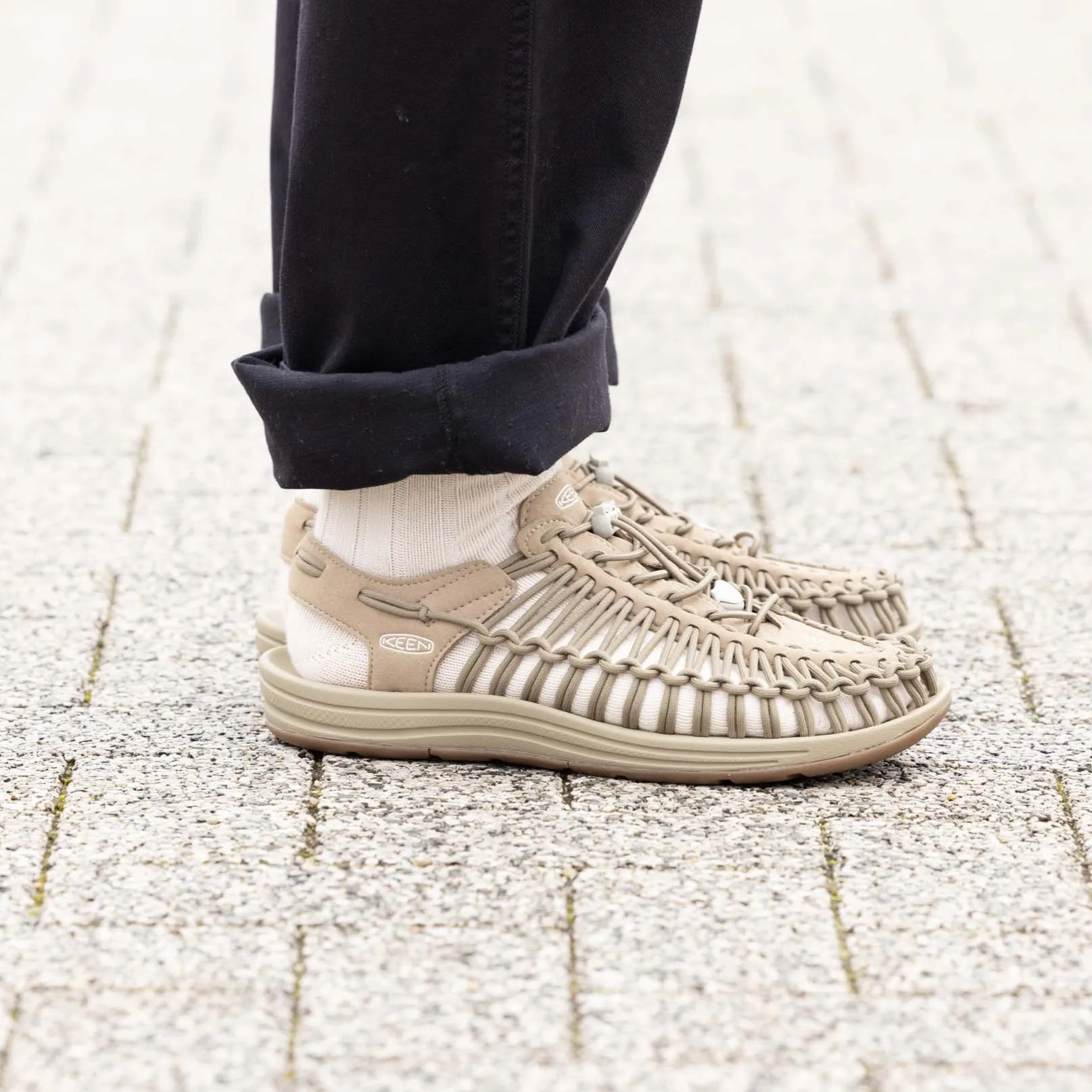 Men's UNEEK Sneaker  |  Timberwolf/Plaza Taupe KEEN