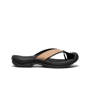 Men's Waimea Leather Flip-Flop  |  Cornstalk/Black KEEN