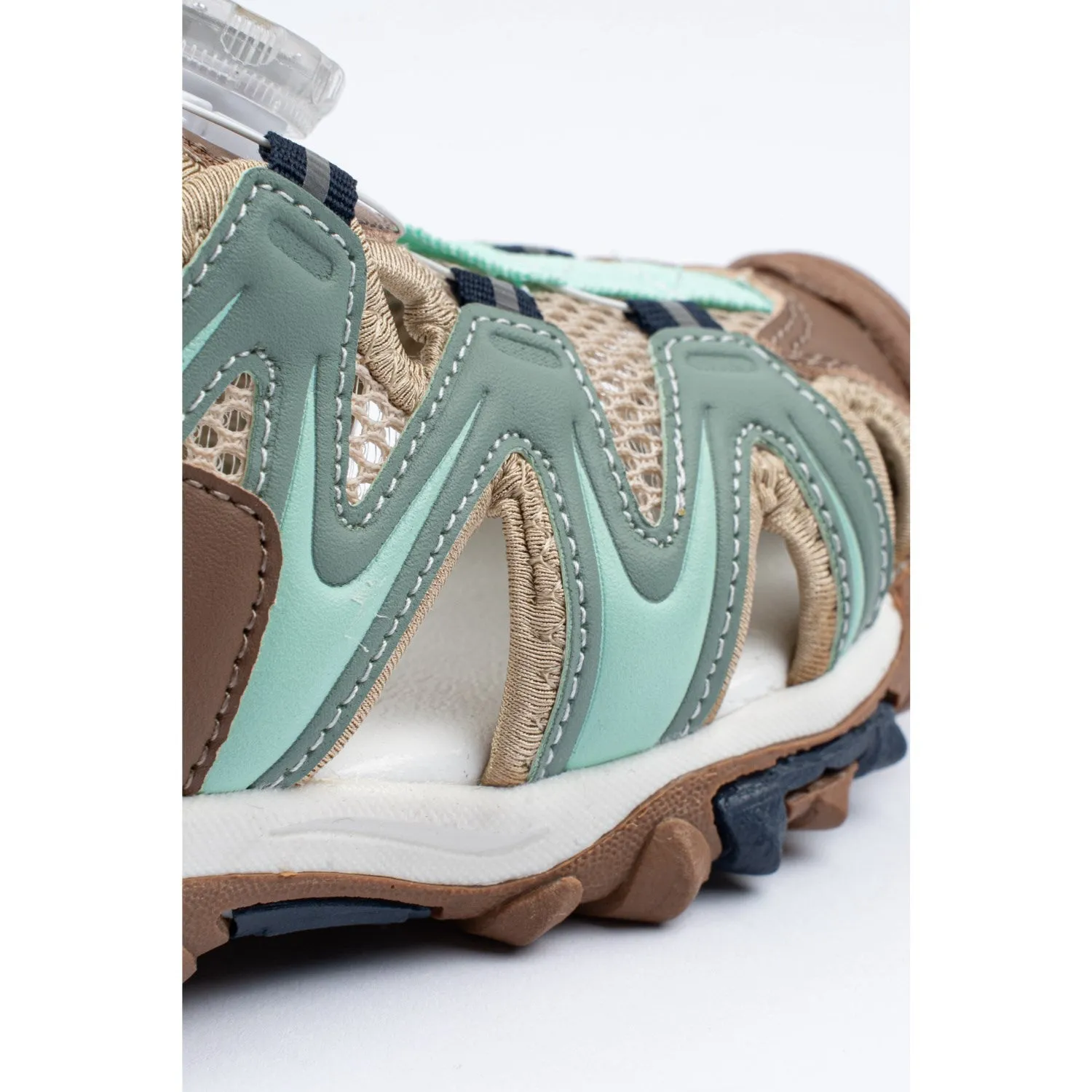Mikk-Line Green Bay Sandal With Mesh