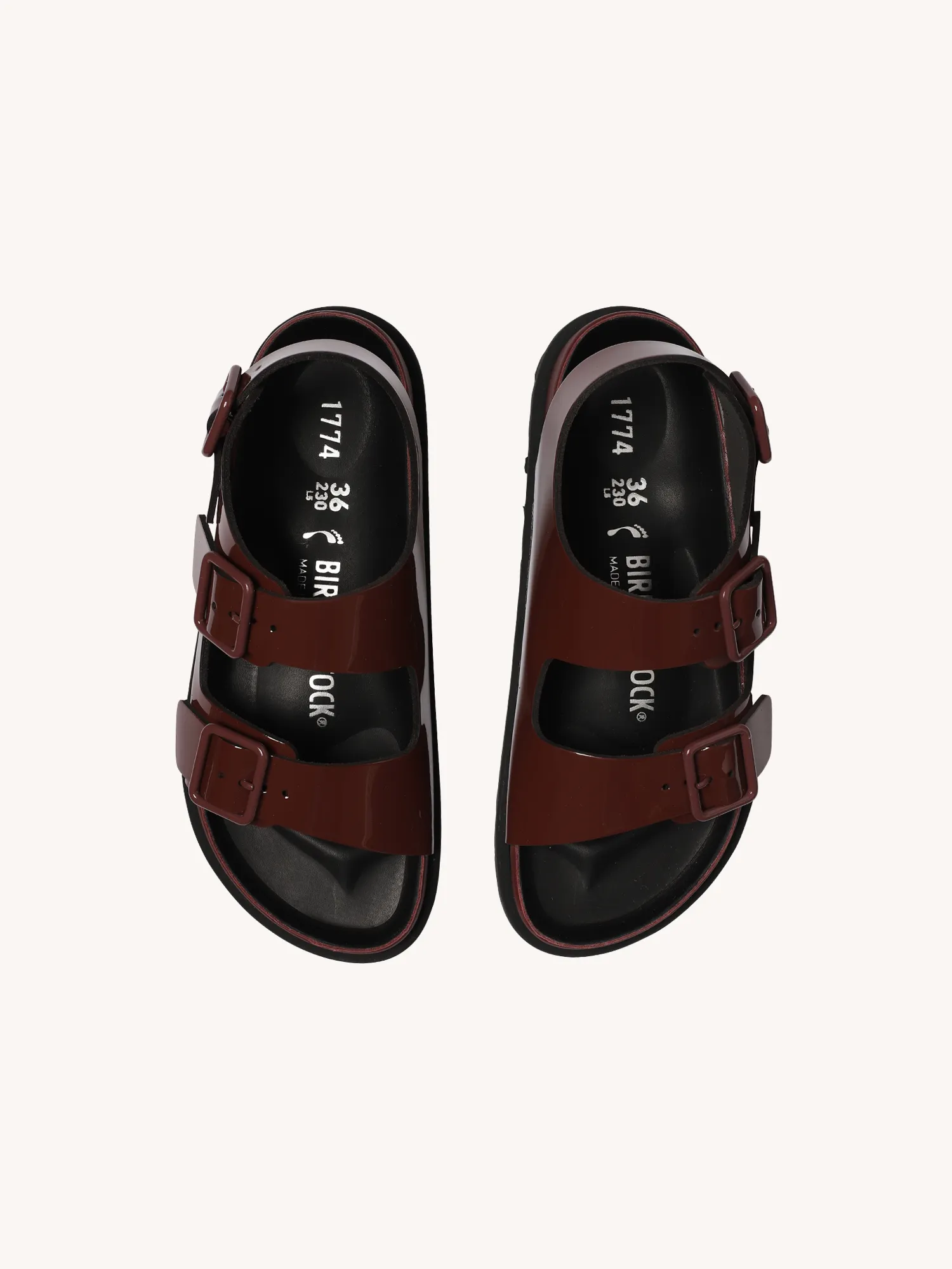 Milano Patent Birkenstocks