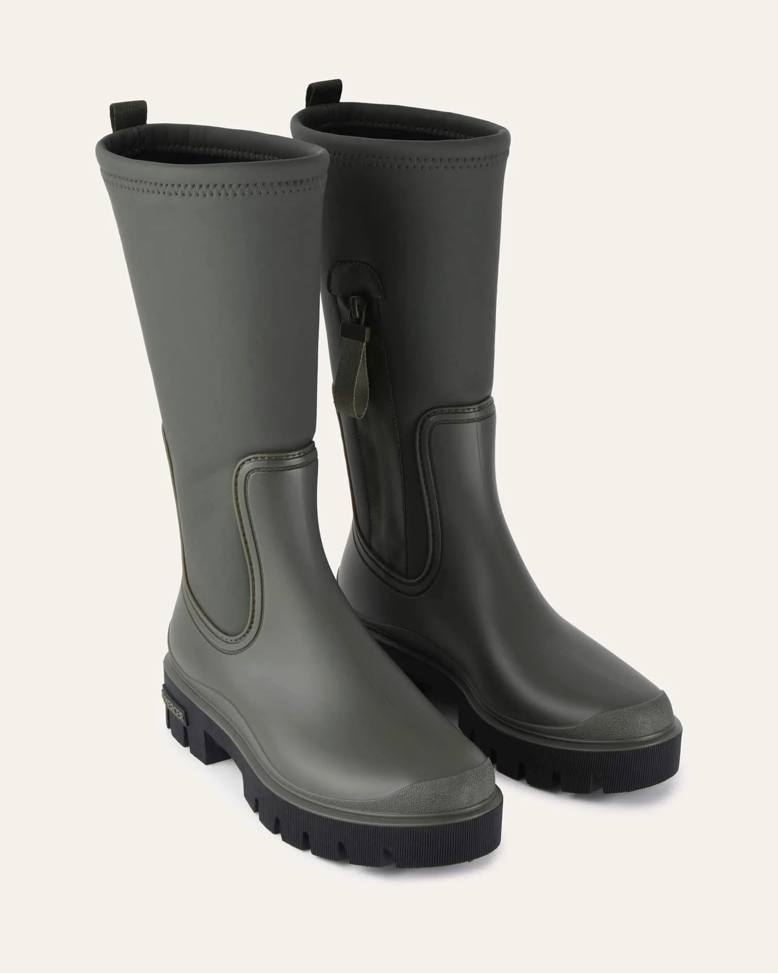 MINK CALF BOOTS KHAKI RUBBER Jo Mercer