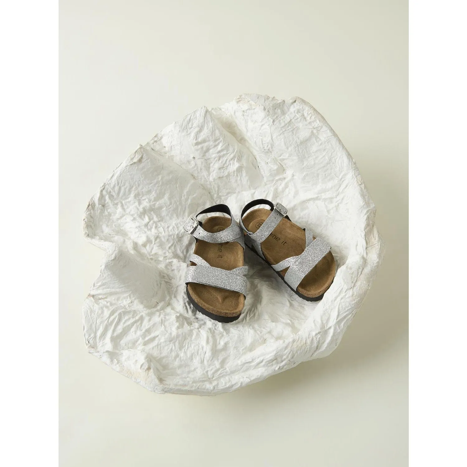Name It Silver Fiona Sandal
