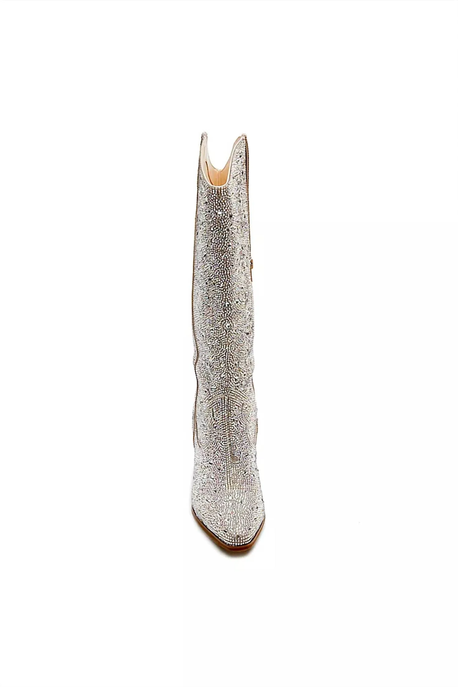 Nashville Rhinestone Boots In Clear