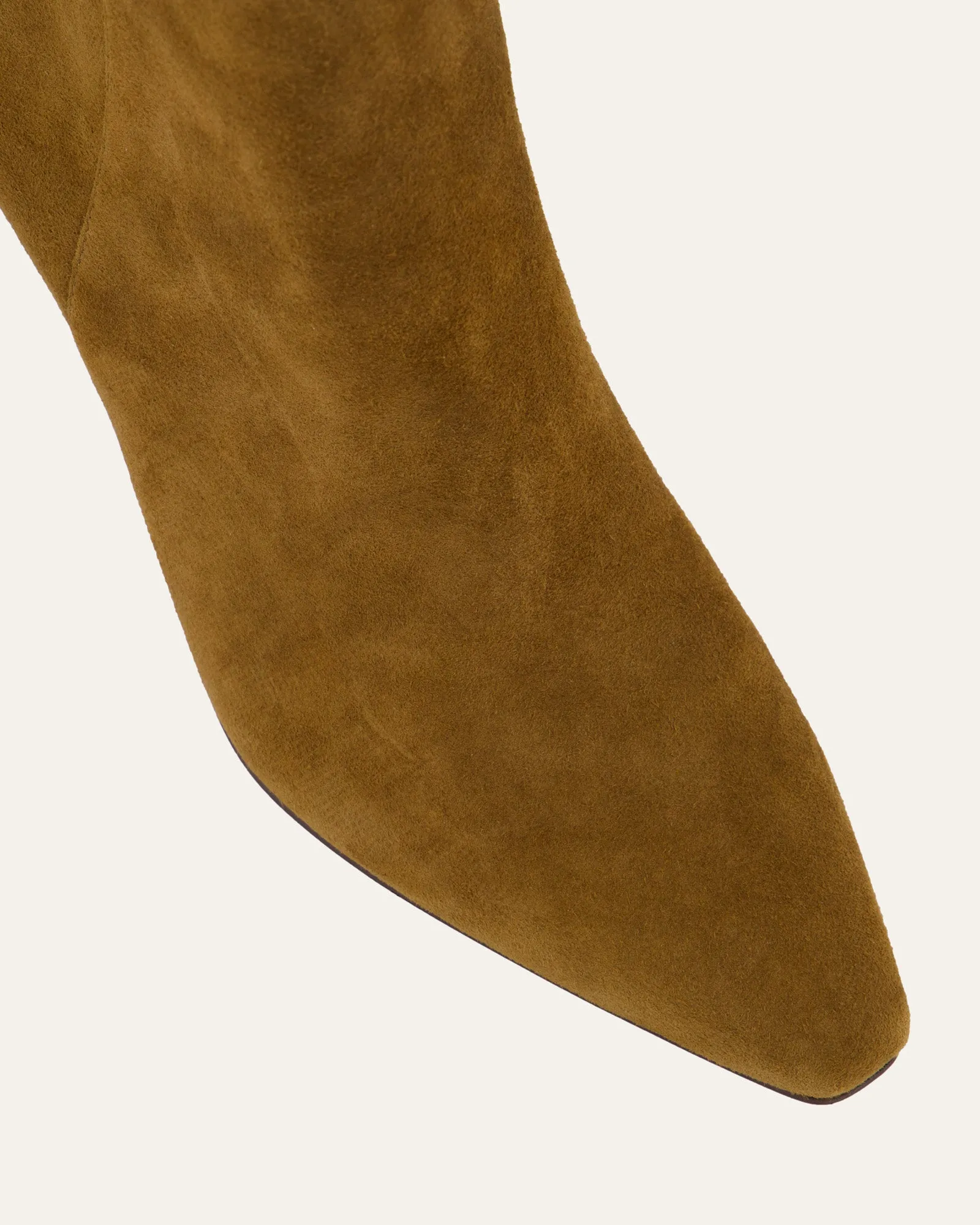 NESSIE MID ANKLE BOOTS BISCUIT SUEDE Jo Mercer