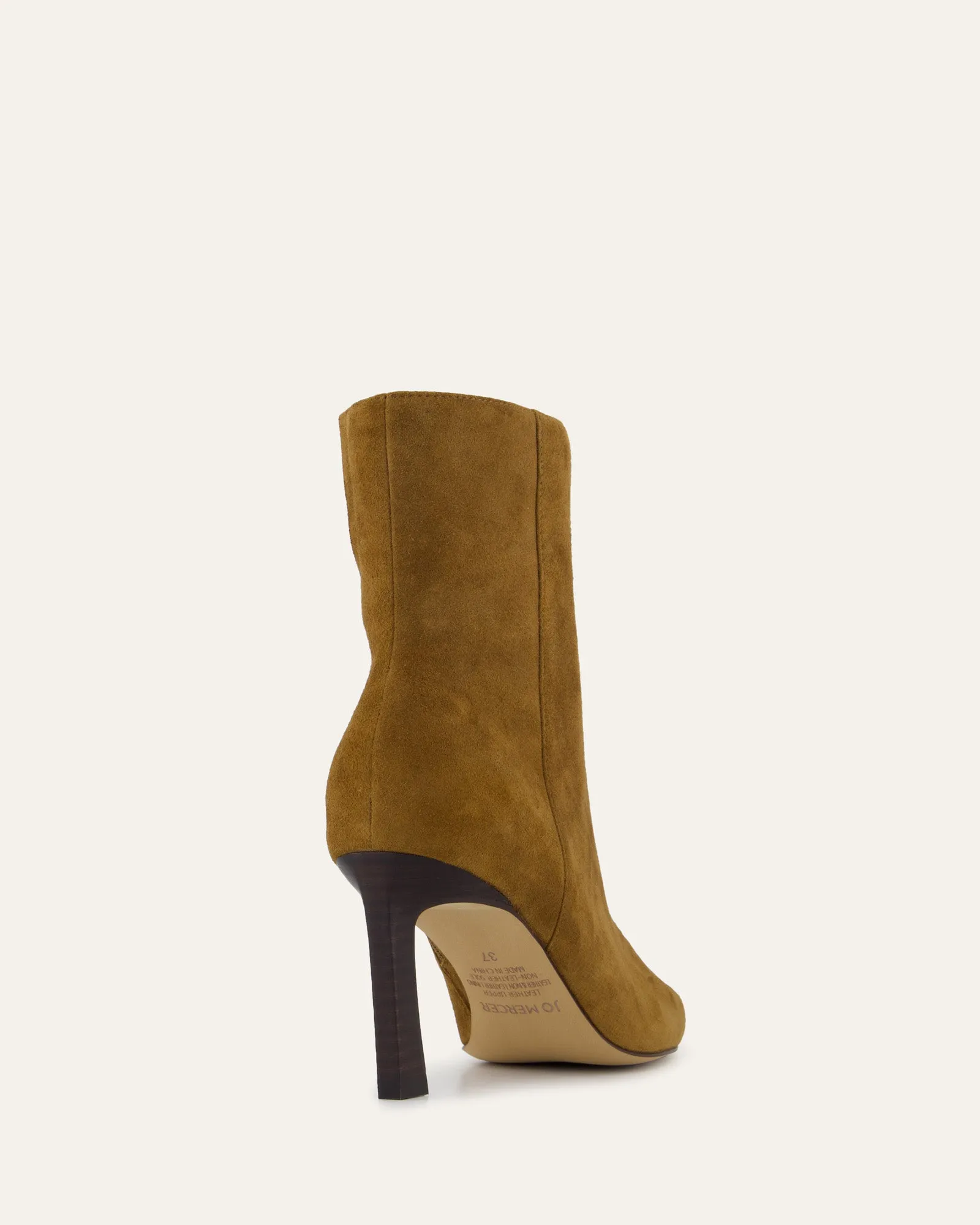 NESSIE MID ANKLE BOOTS BISCUIT SUEDE Jo Mercer
