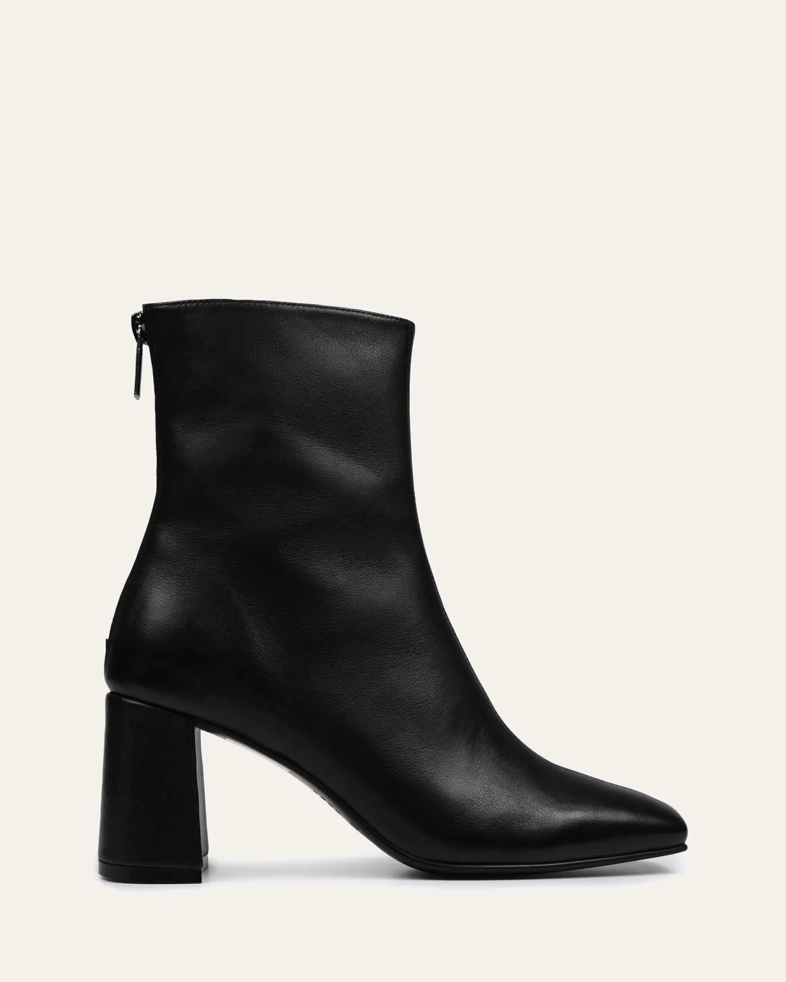 NEVADA MID ANKLE BOOTS BLACK LEATHER Jo Mercer