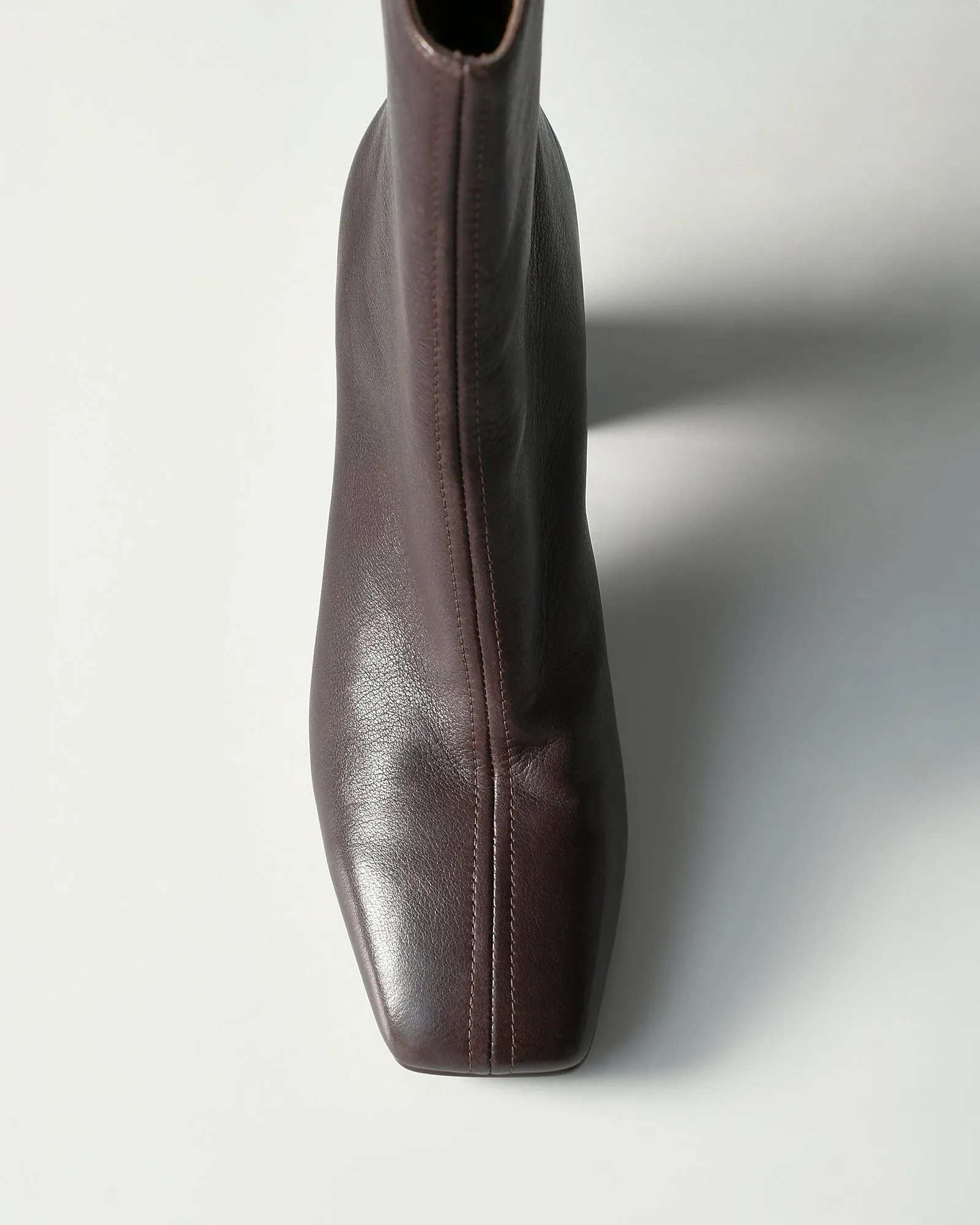 NEVADA MID ANKLE BOOTS CHOCOLATE LEATHER Jo Mercer