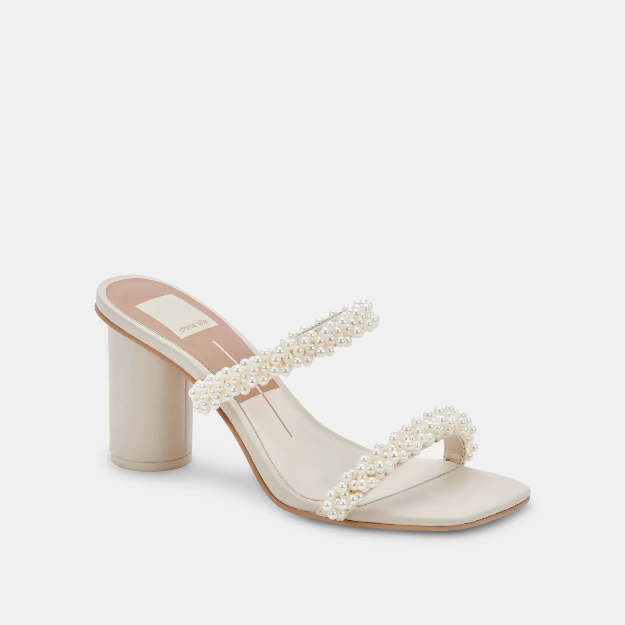 NOEL HEELS VANILLA PEARLS Dolce Vita