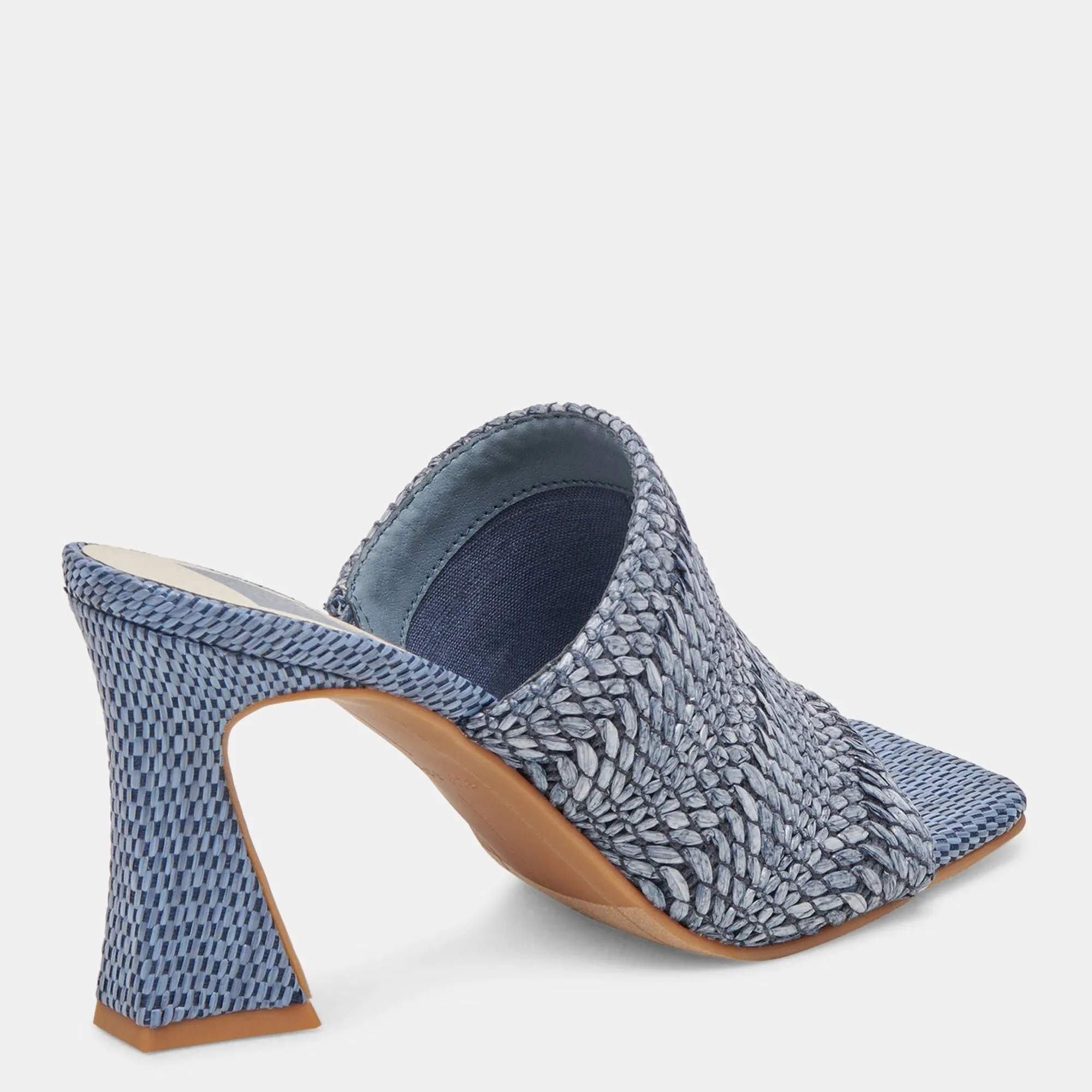 Novis Heels Blue Woven