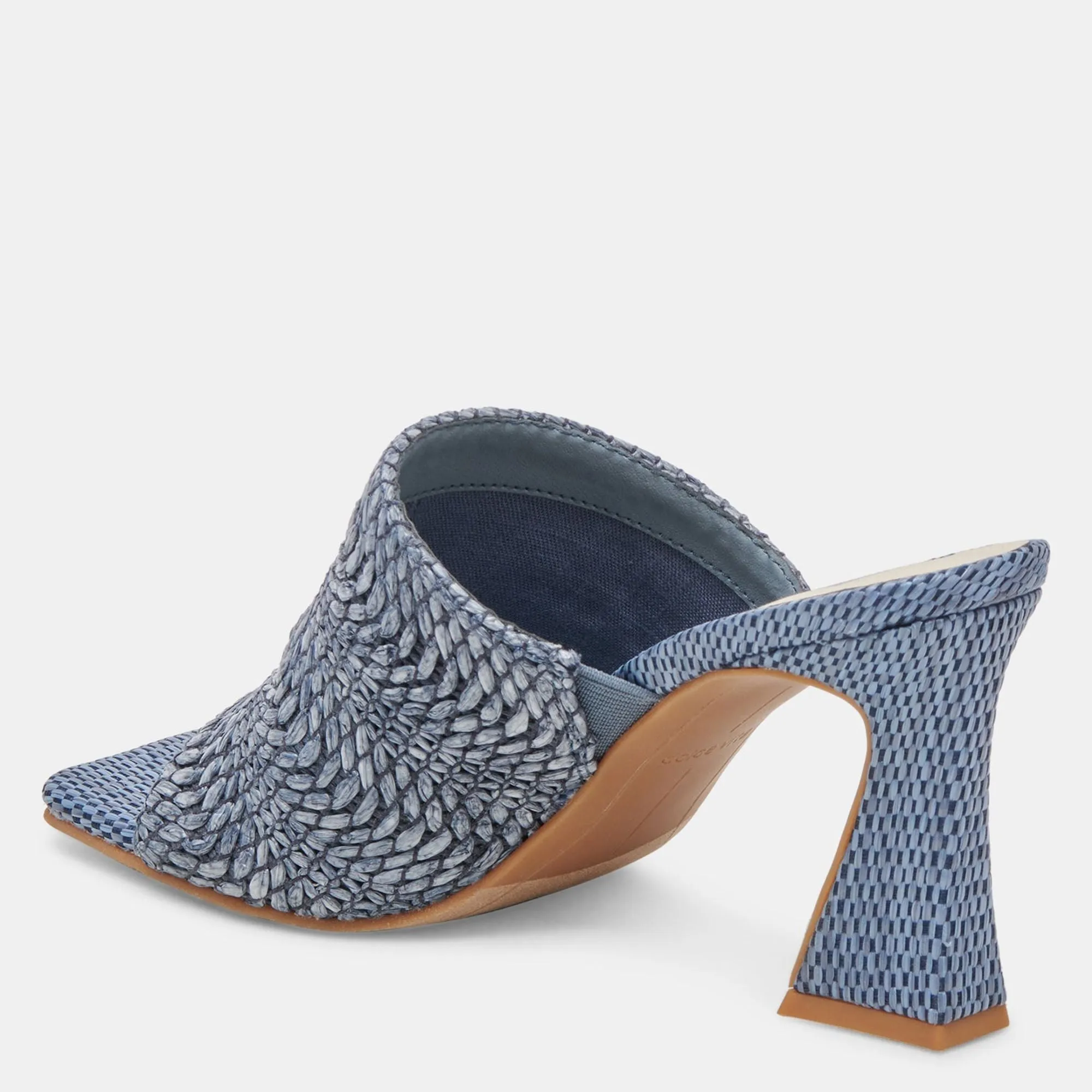 Novis Heels Blue Woven