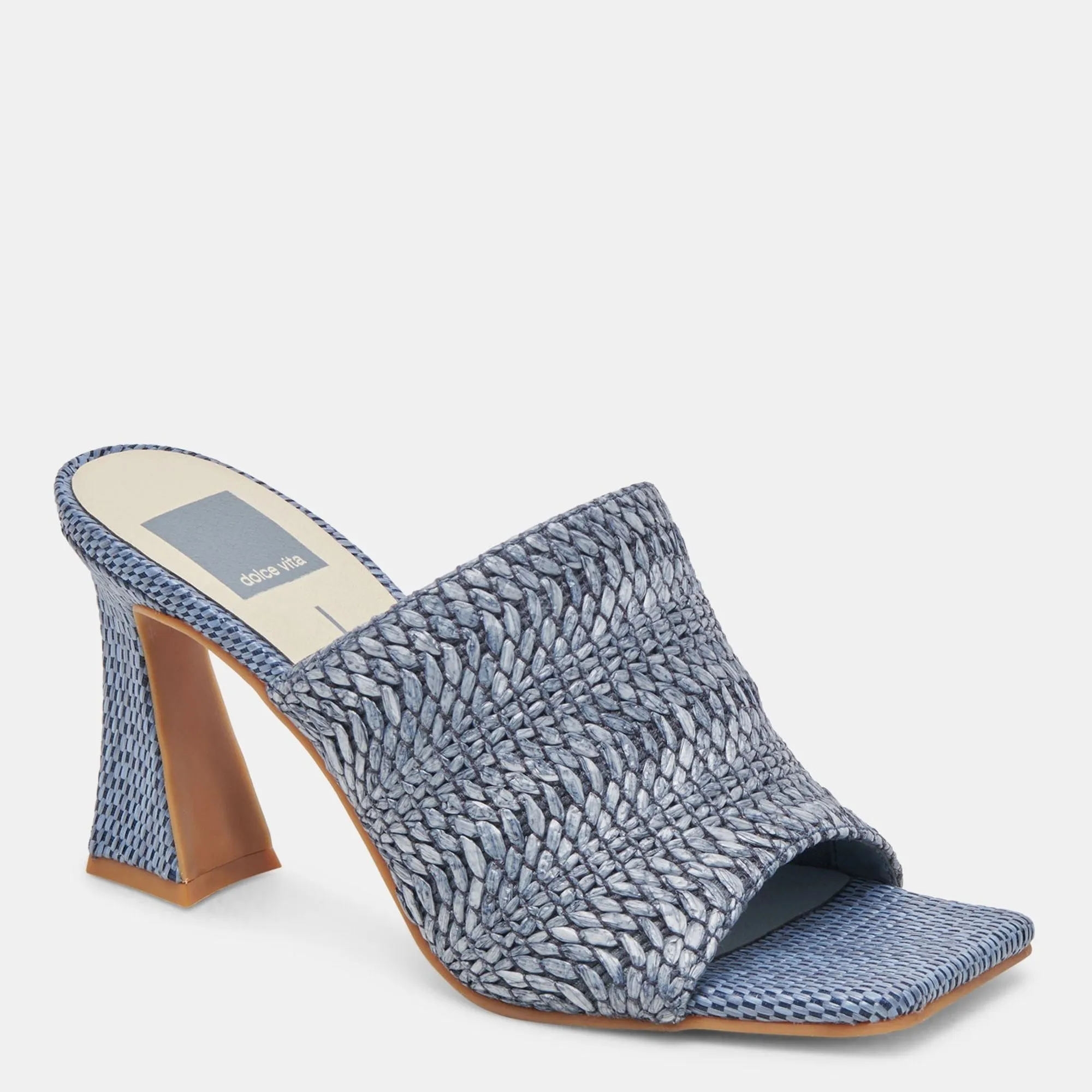 Novis Heels Blue Woven