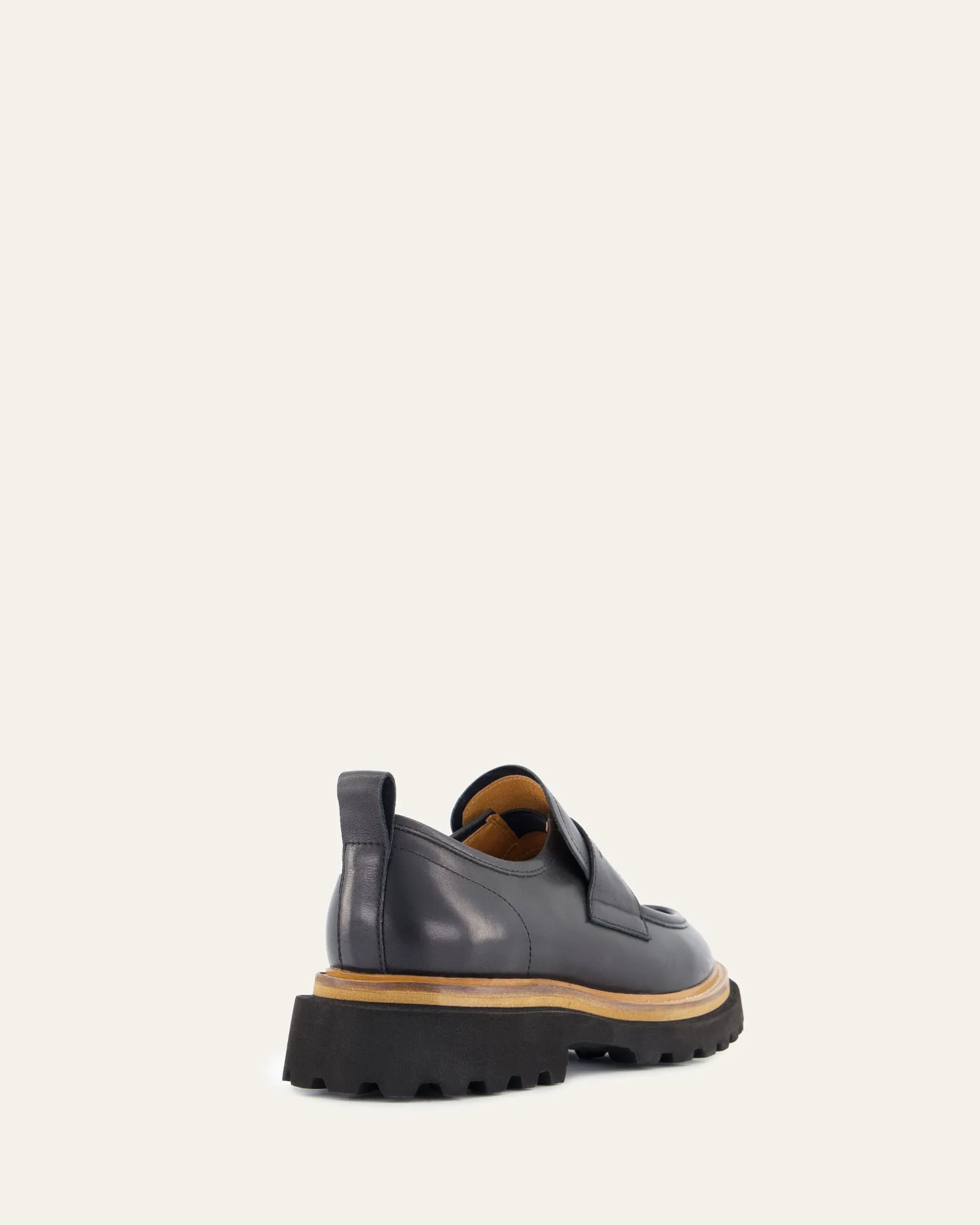 OBI LOAFERS BLACK LEATHER Jo Mercer
