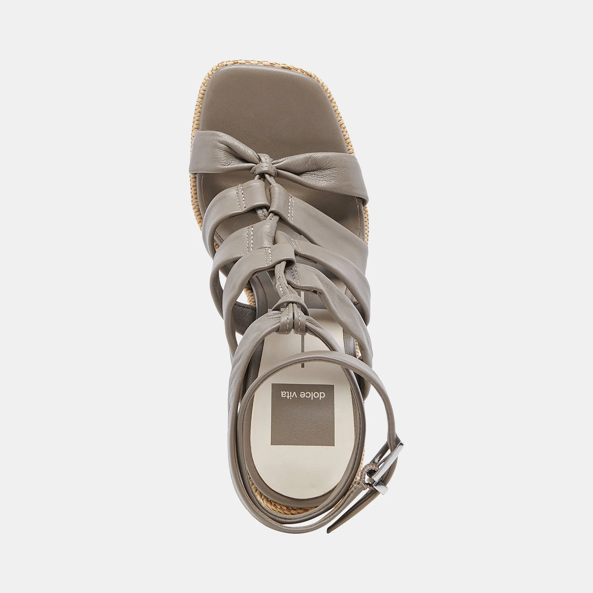 OLEMA HEELS DARK OLIVE LEATHER Dolce Vita