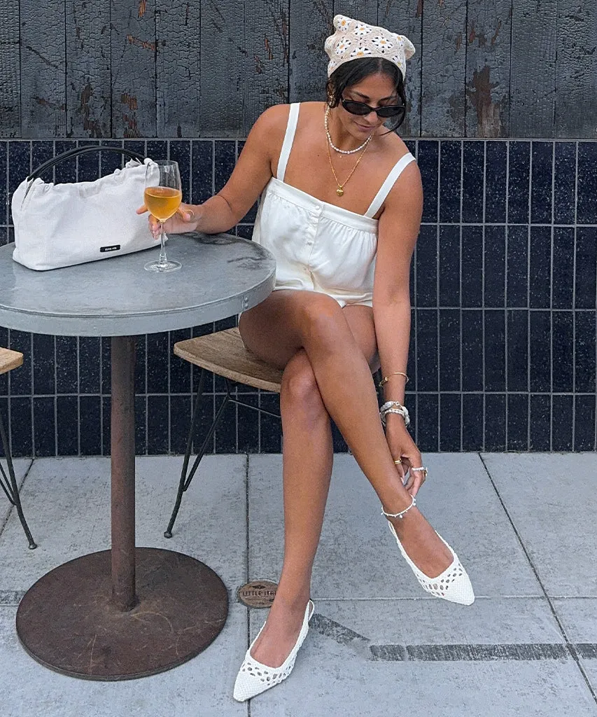 OLYMPA HEELS WHITE STELLA Dolce Vita