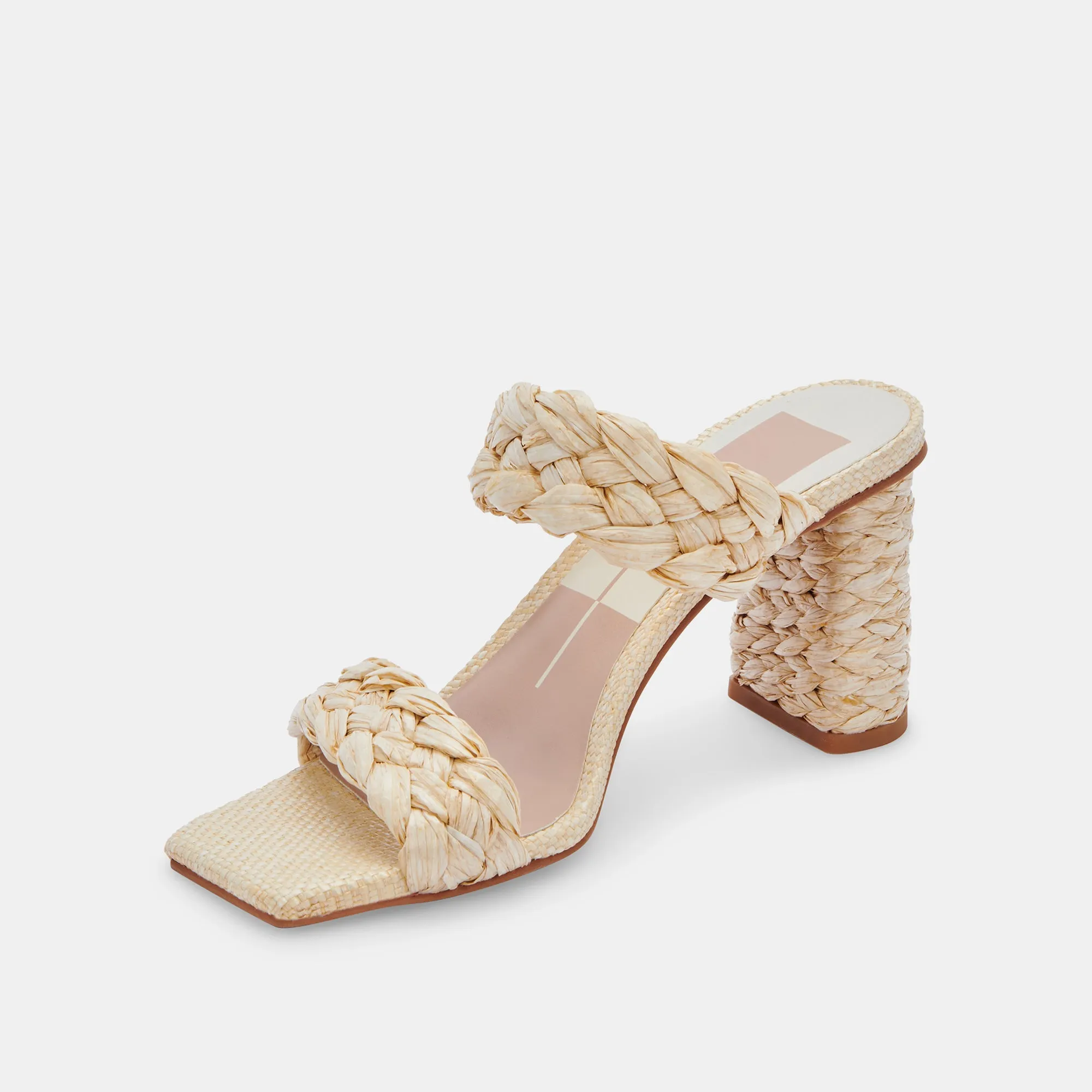 PAILY RAFFIA HEELS VANILLA RAFFIA Dolce Vita