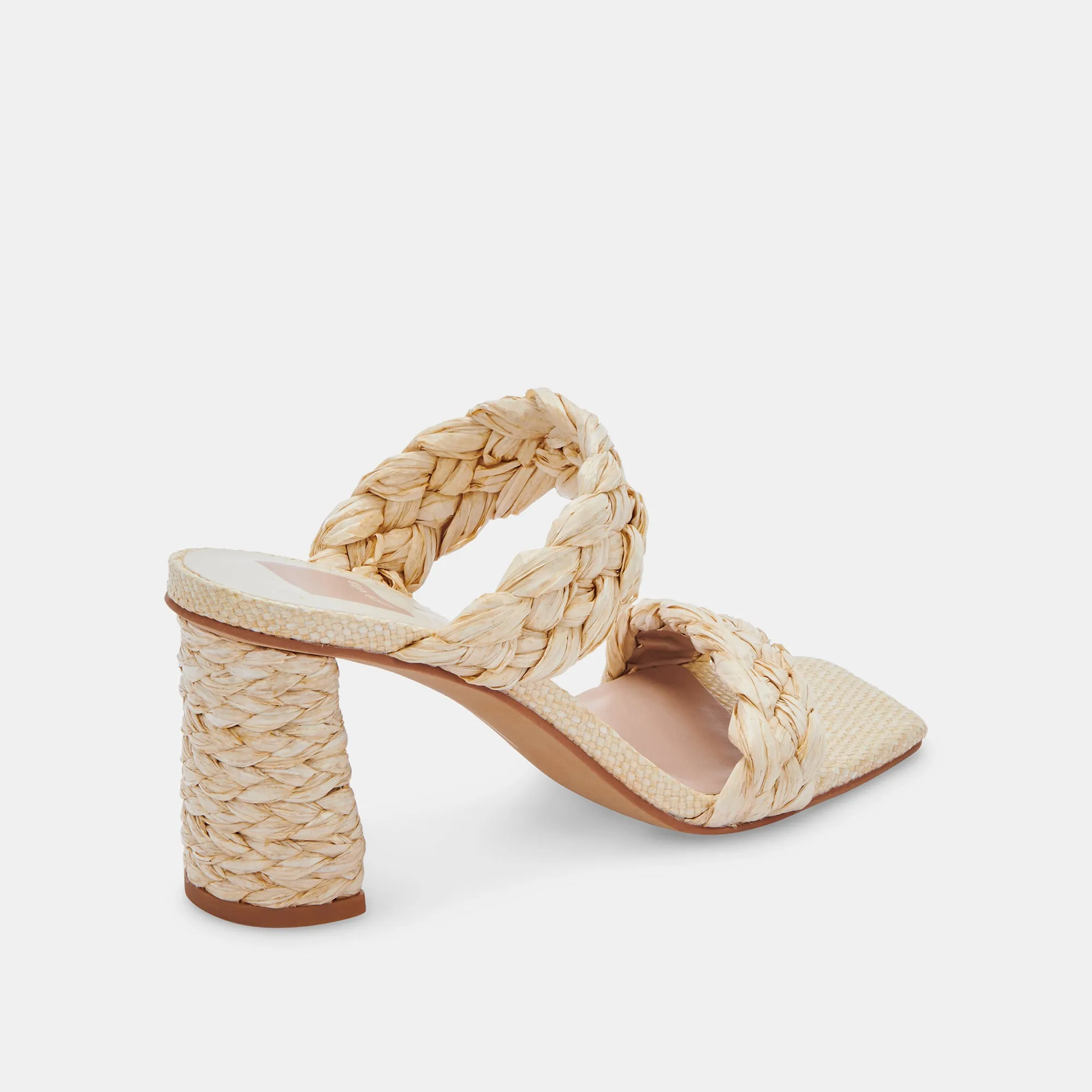 PAILY RAFFIA HEELS VANILLA RAFFIA Dolce Vita