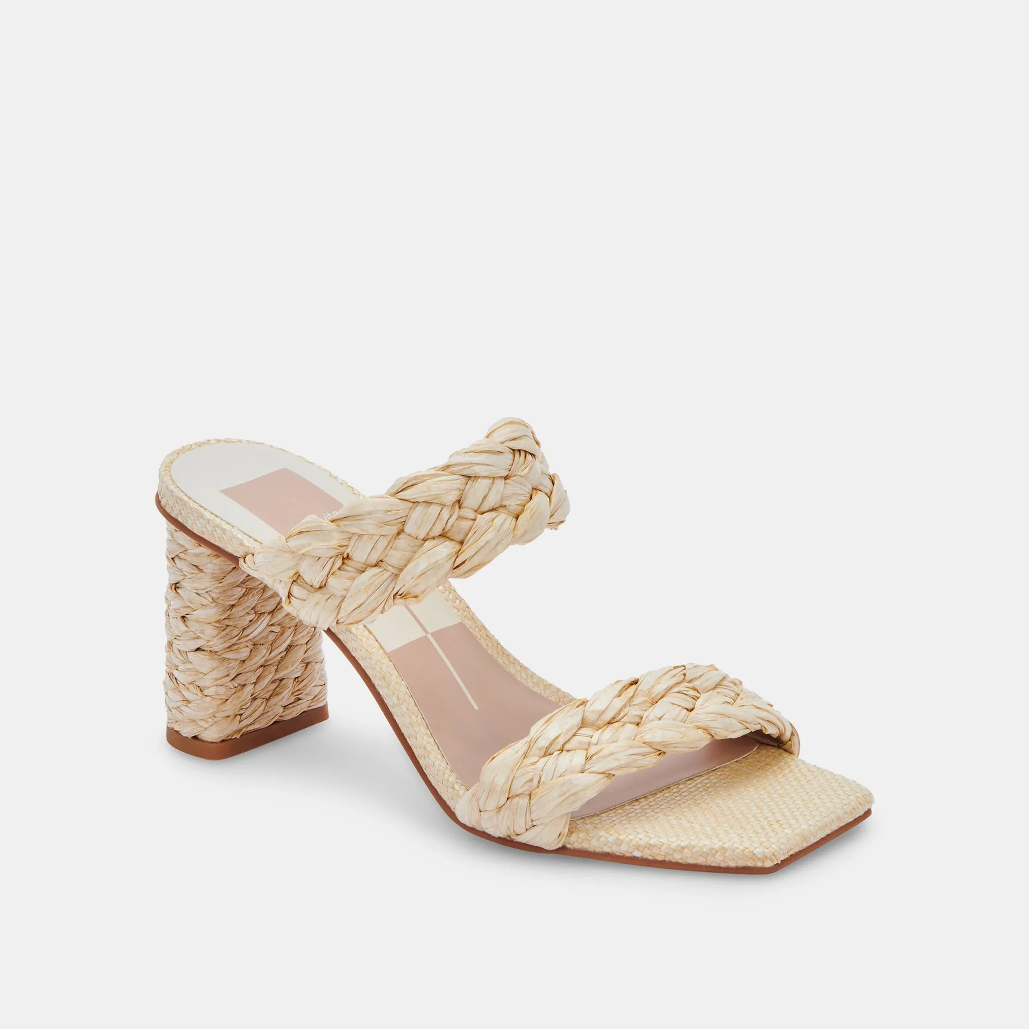 PAILY RAFFIA HEELS VANILLA RAFFIA Dolce Vita