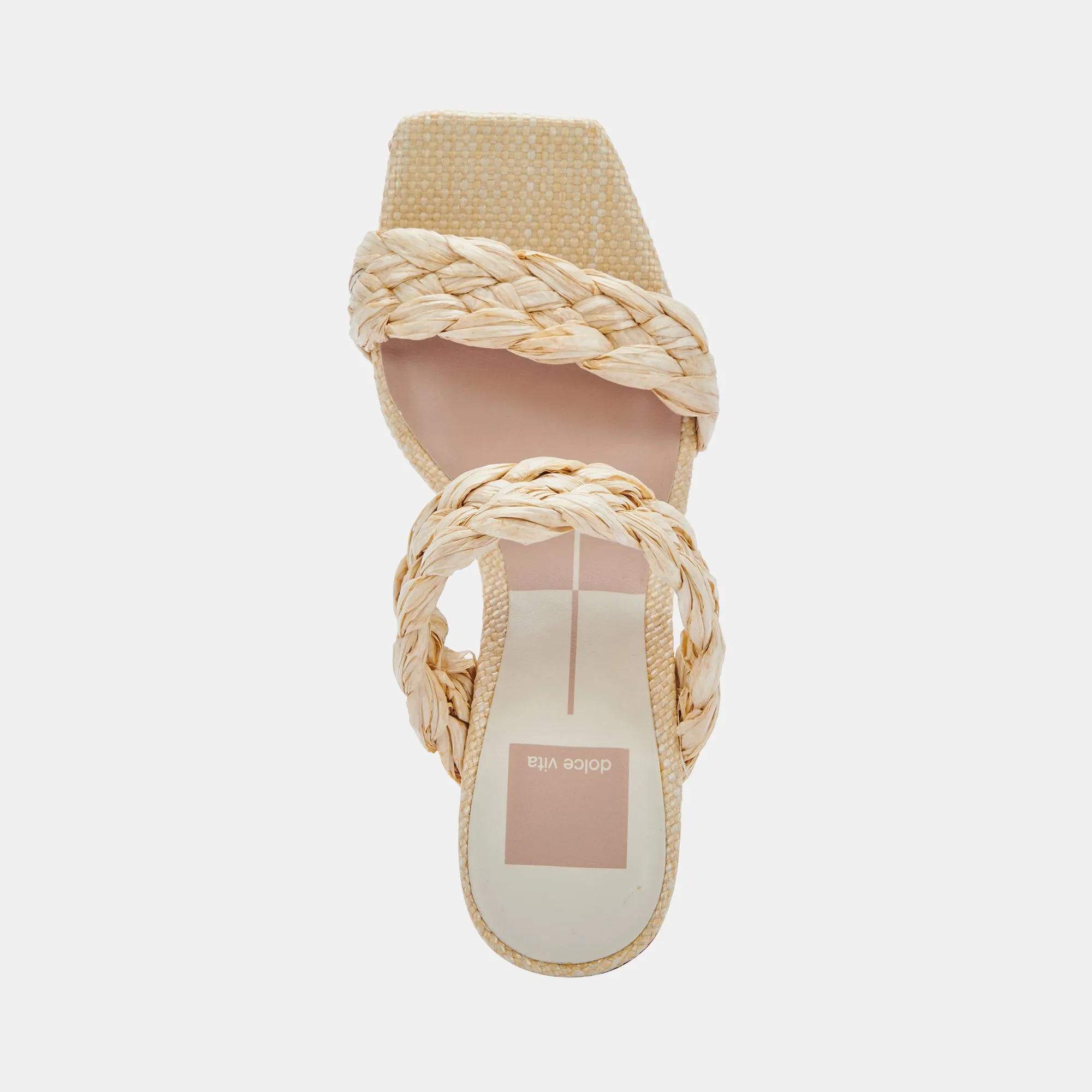 PAILY RAFFIA HEELS VANILLA RAFFIA Dolce Vita