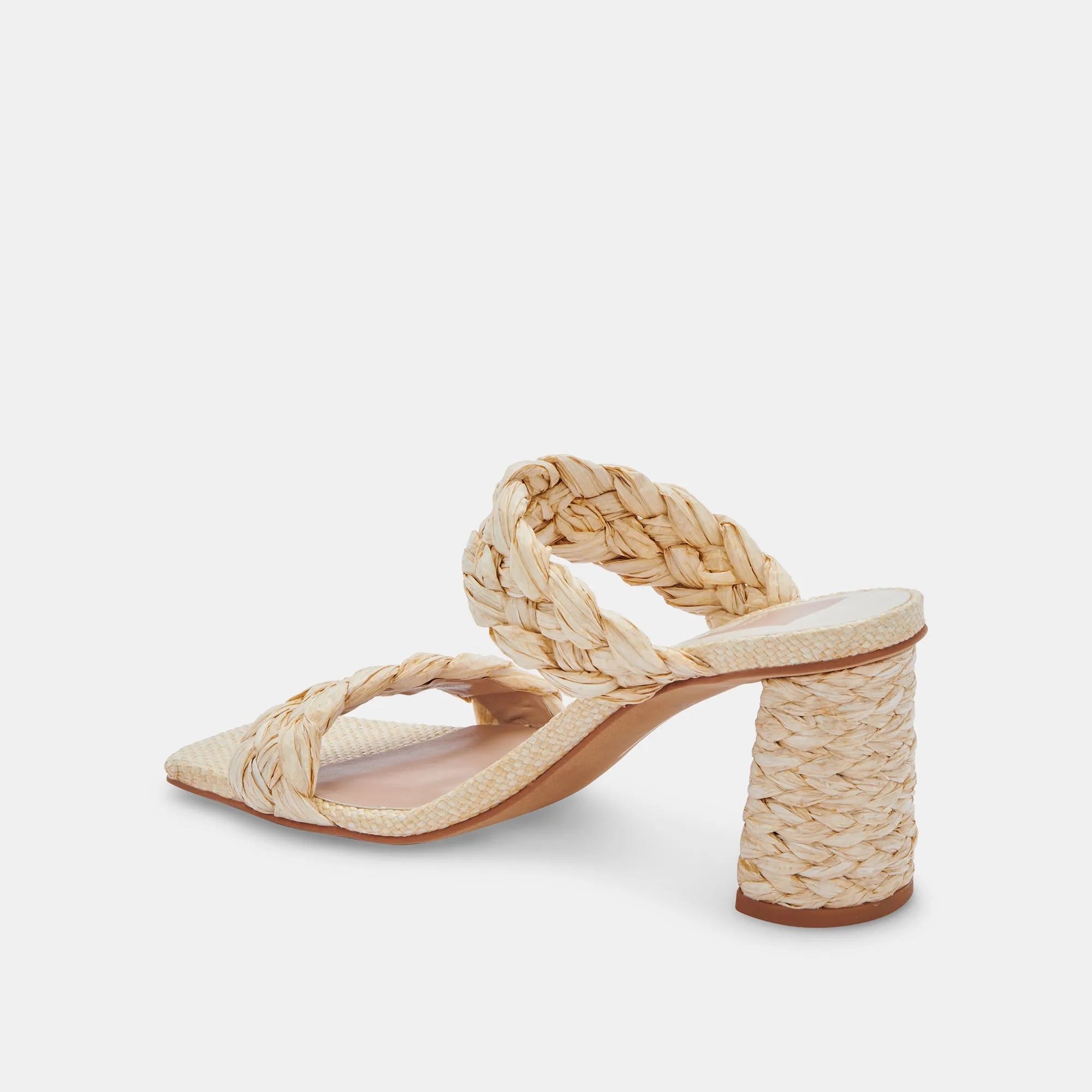 PAILY RAFFIA HEELS VANILLA RAFFIA Dolce Vita