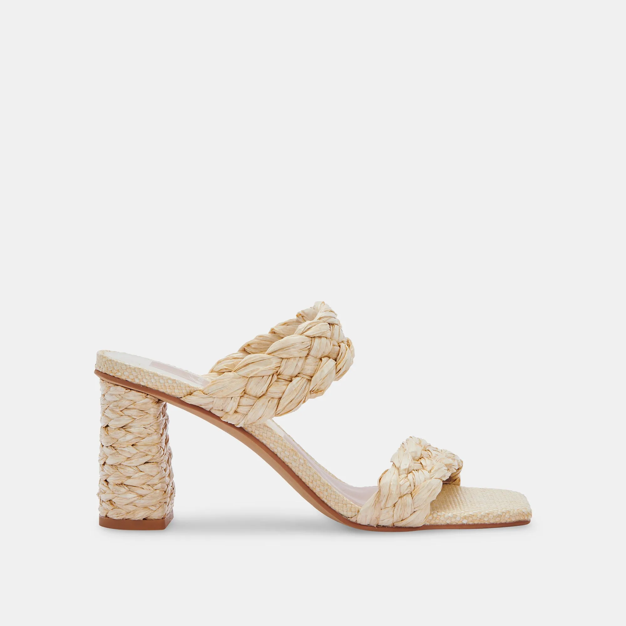 PAILY RAFFIA HEELS VANILLA RAFFIA Dolce Vita