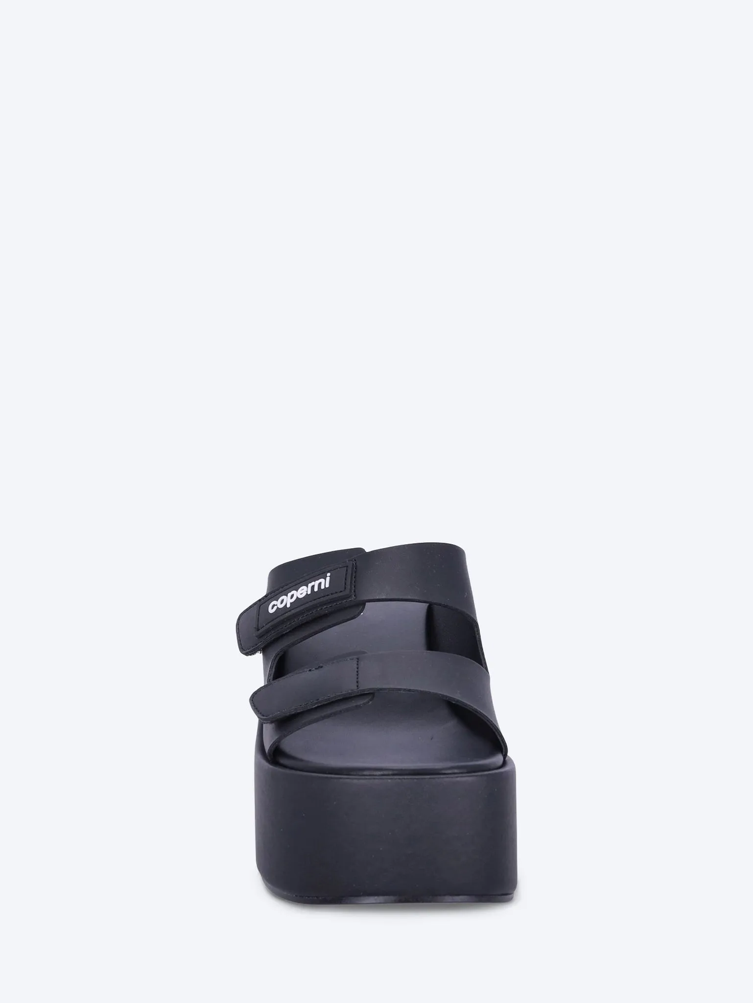 Patch wedge sandals