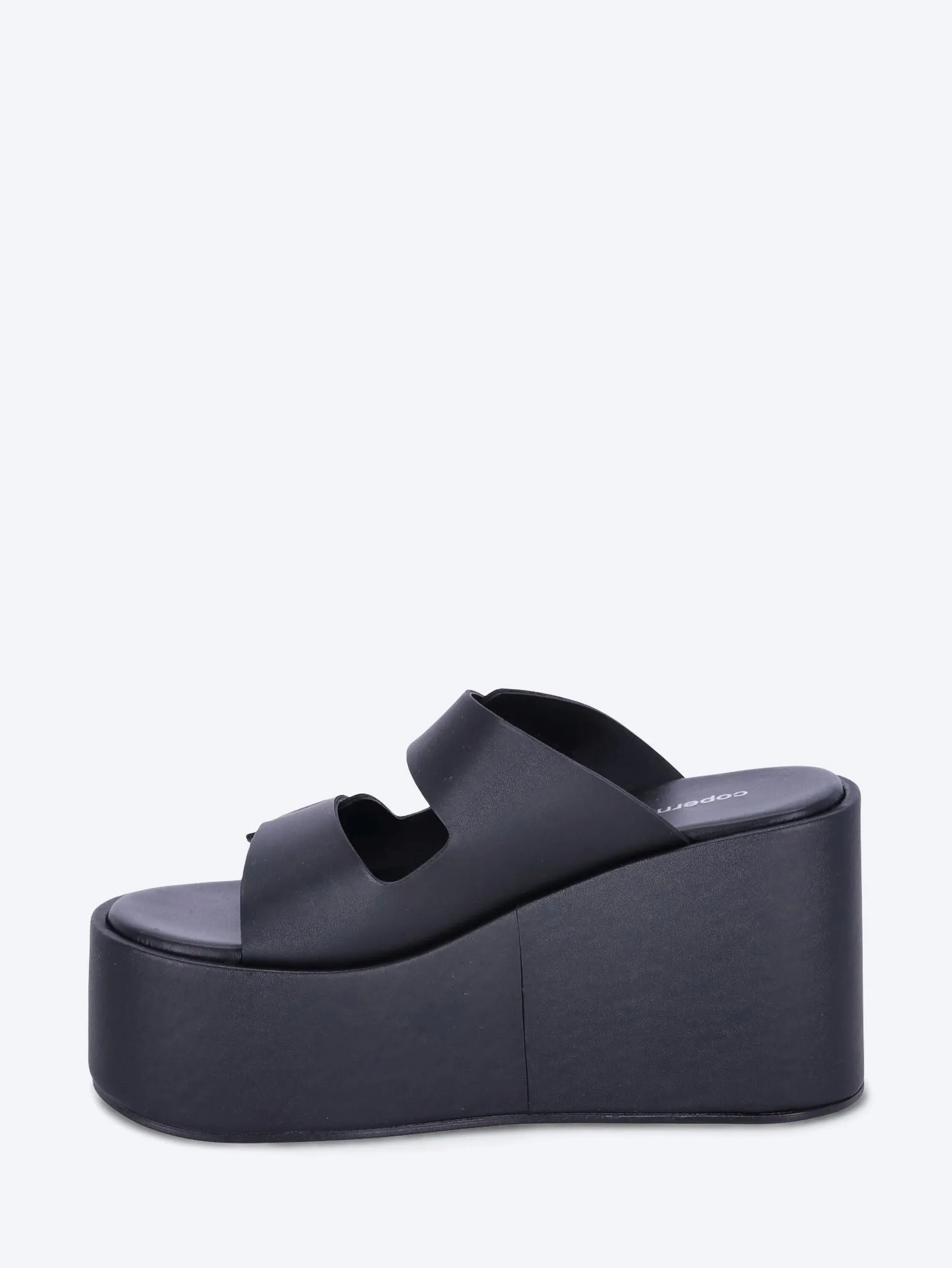 Patch wedge sandals