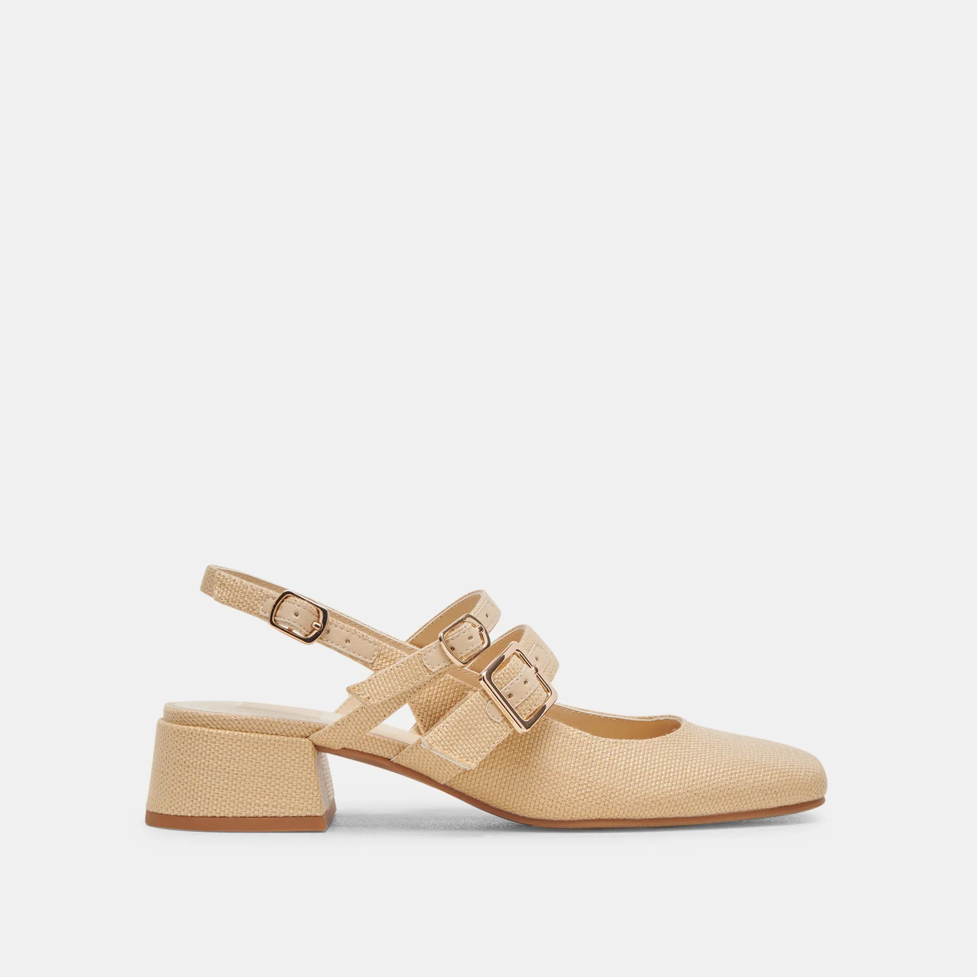 PATZY HEELS NATURAL RAFFIA Dolce Vita
