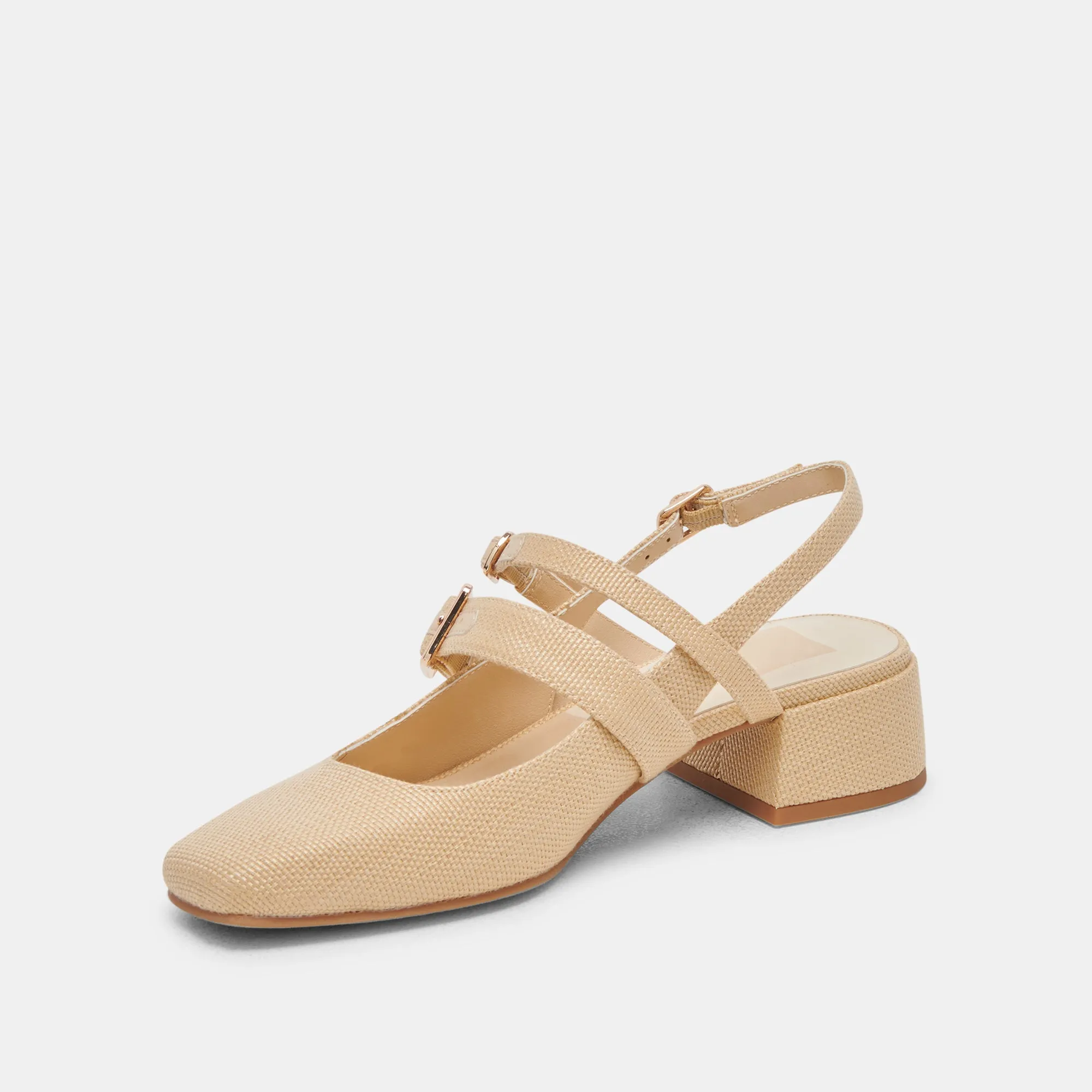 PATZY HEELS NATURAL RAFFIA Dolce Vita