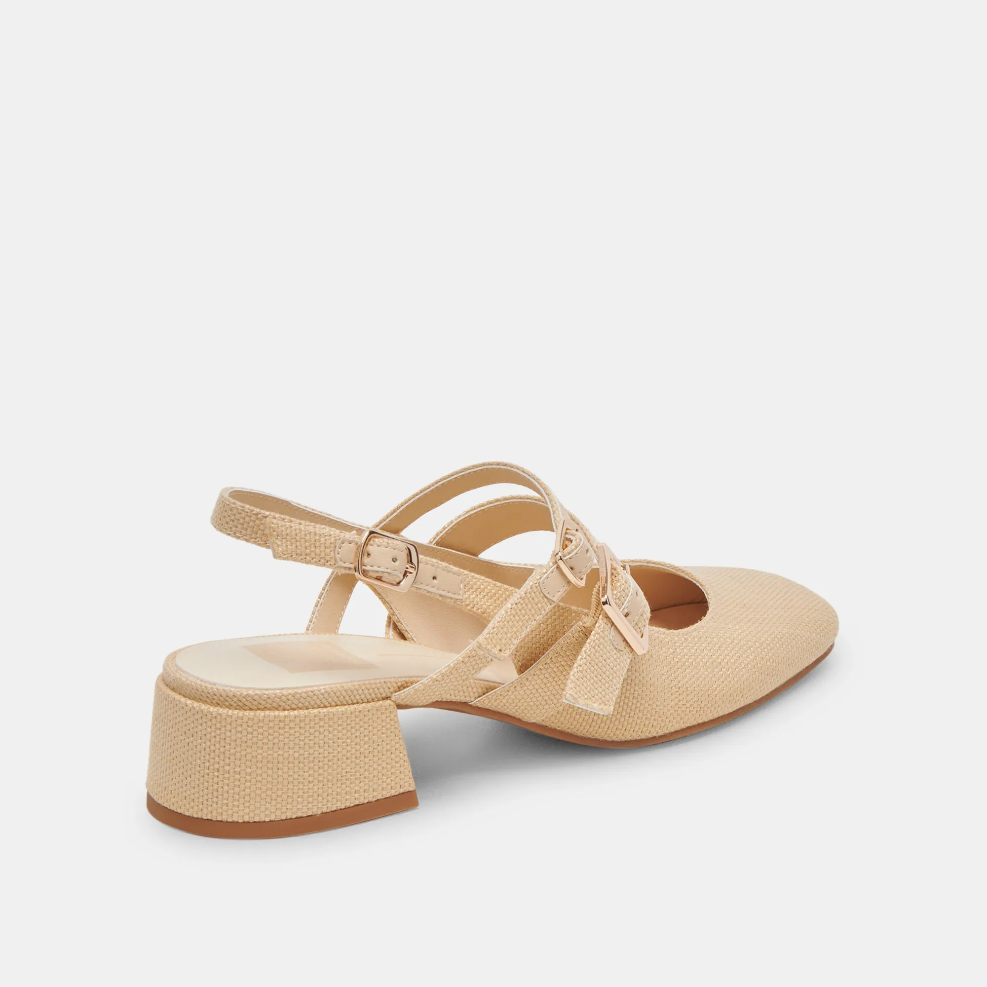 PATZY HEELS NATURAL RAFFIA Dolce Vita