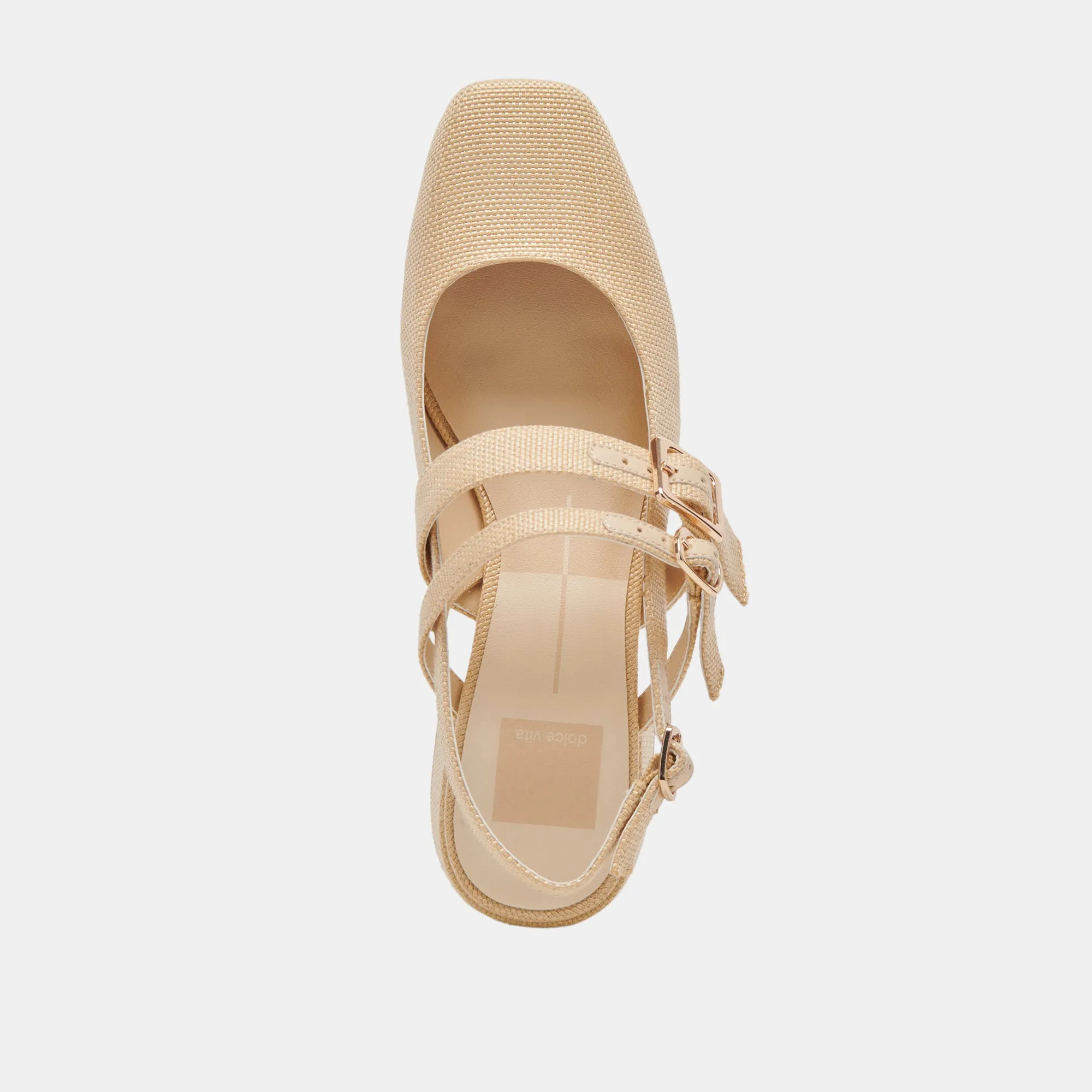 PATZY HEELS NATURAL RAFFIA Dolce Vita